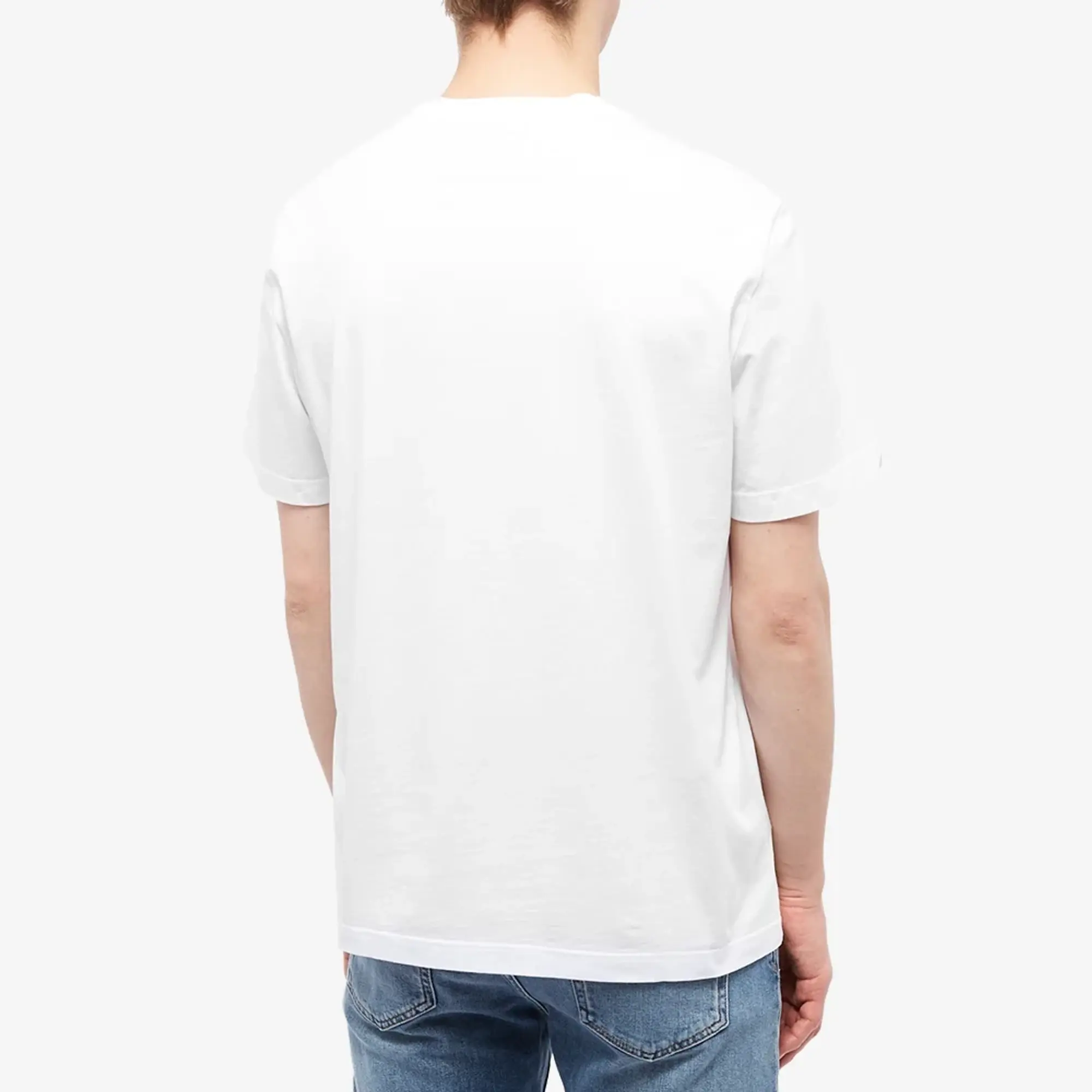 Golden Goose Men's Small Star Chest Logo T-Shirt White/Red