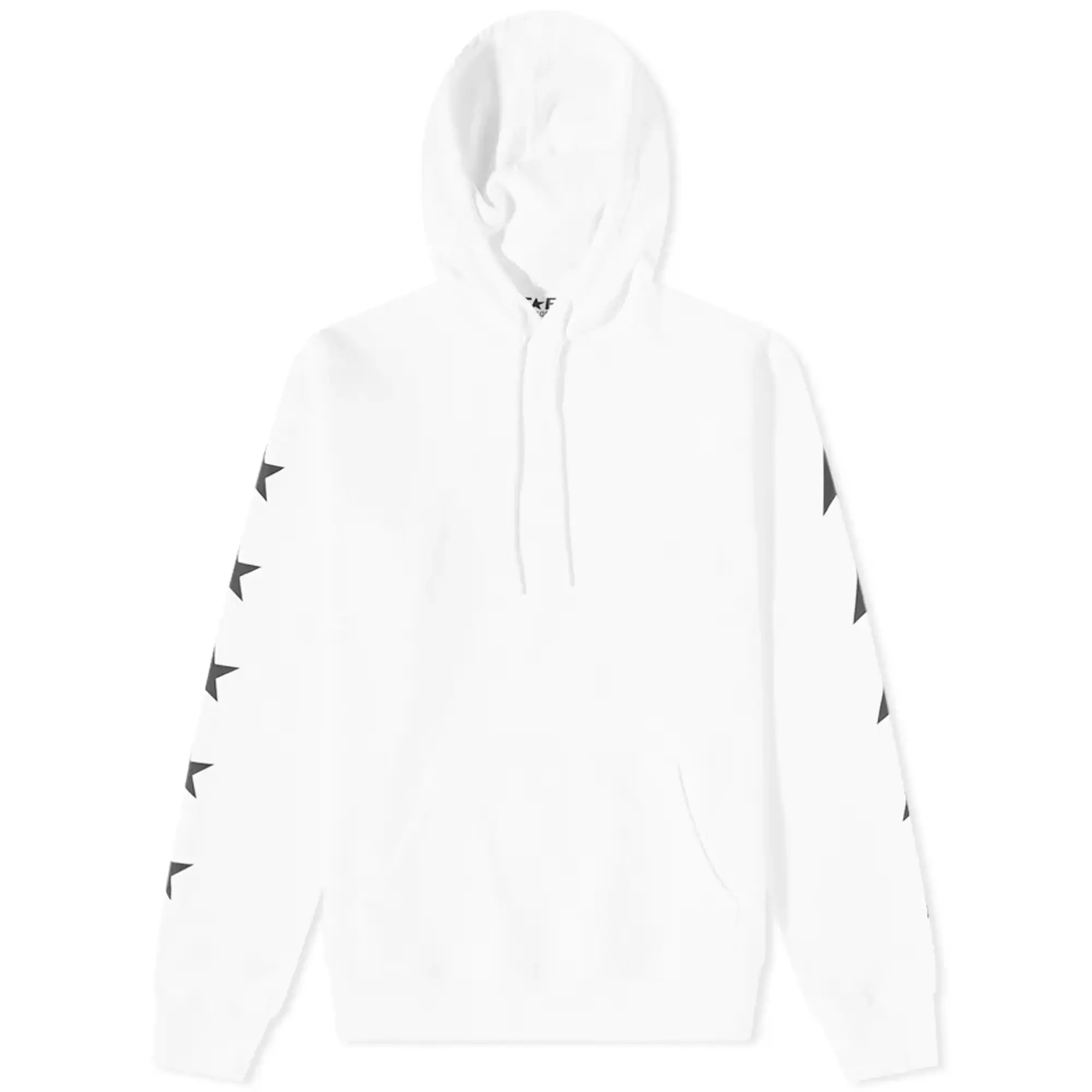Golden Goose Men's Star Alighiero Hoodie Vintage White/Black