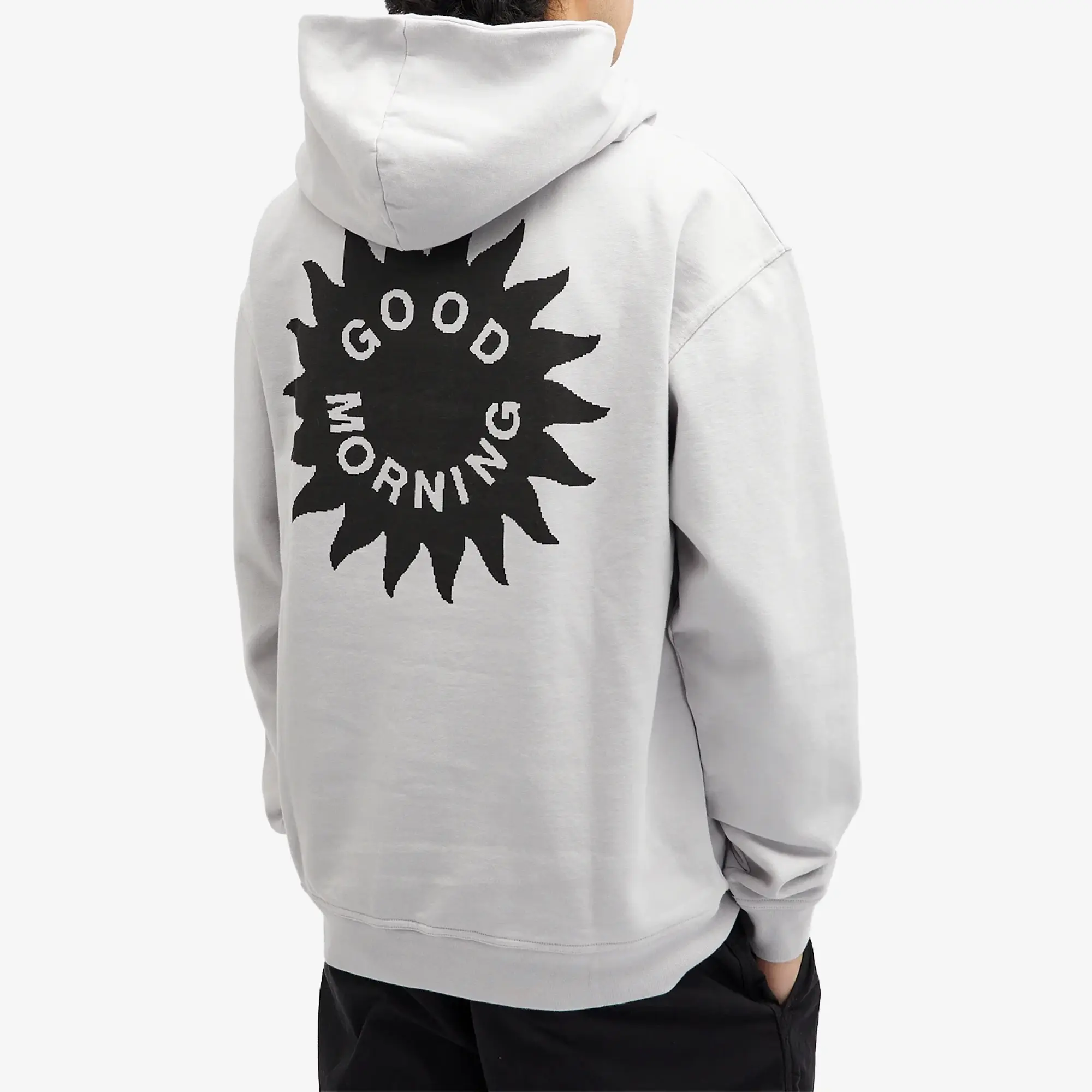 Good Morning Tapes Men's Sun Logo Hoody Stone