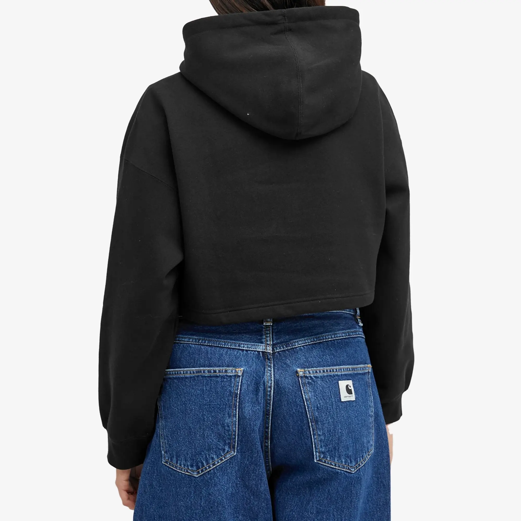 Obey Women's Bold Logo Hood Black