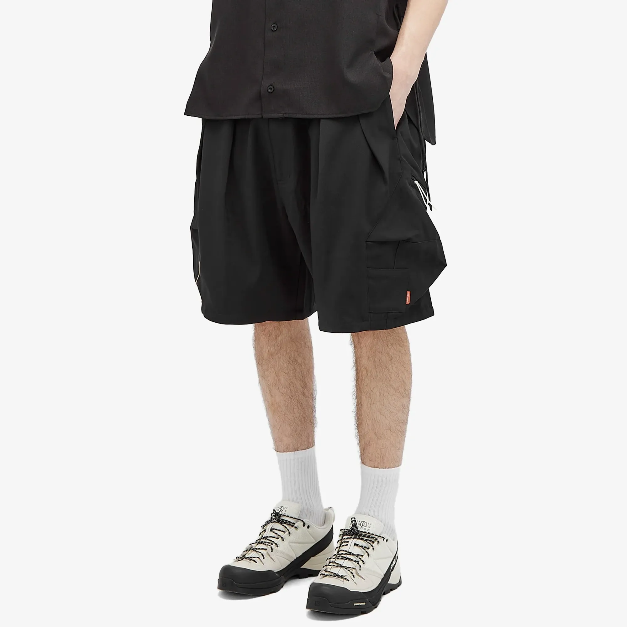 GOOPiMADE Men's P01-M Asymptotic Utility Shorts Shadow | GOOP-P01M