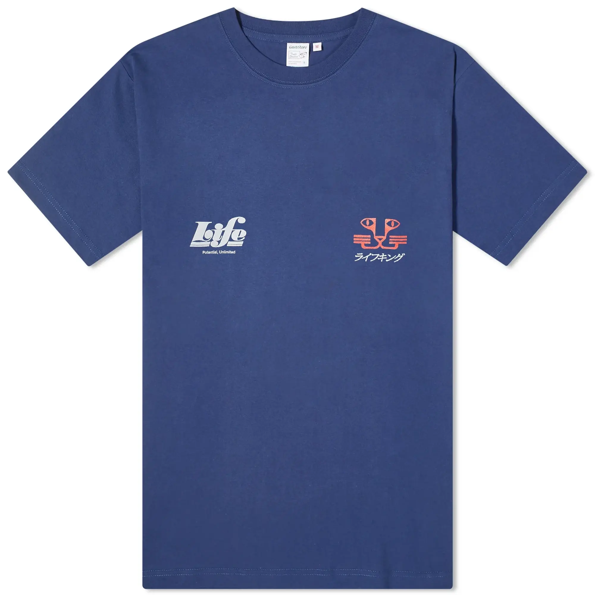 Garbstore Men's Tiger T-Shirt Navy