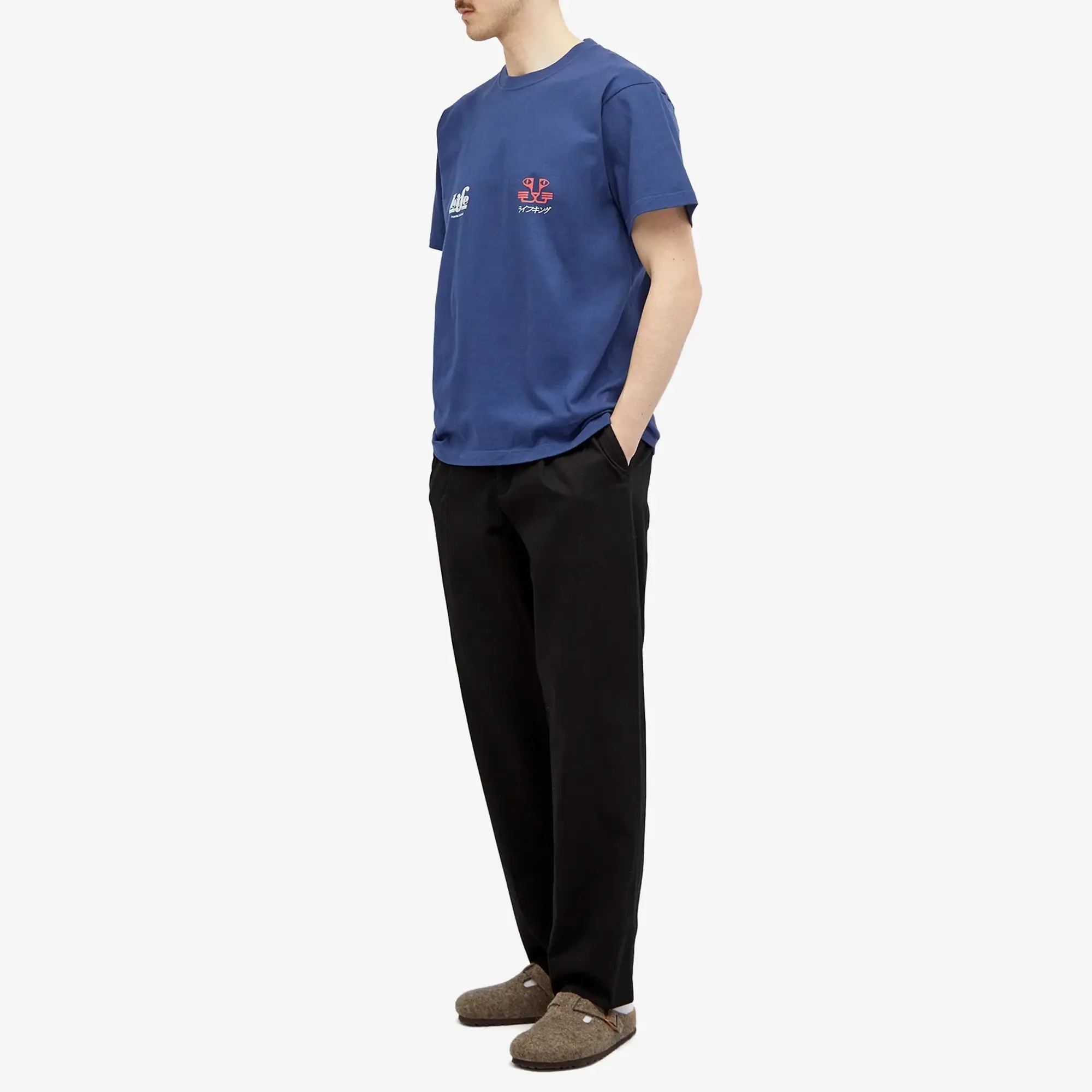 Garbstore Men's Tiger T-Shirt Navy