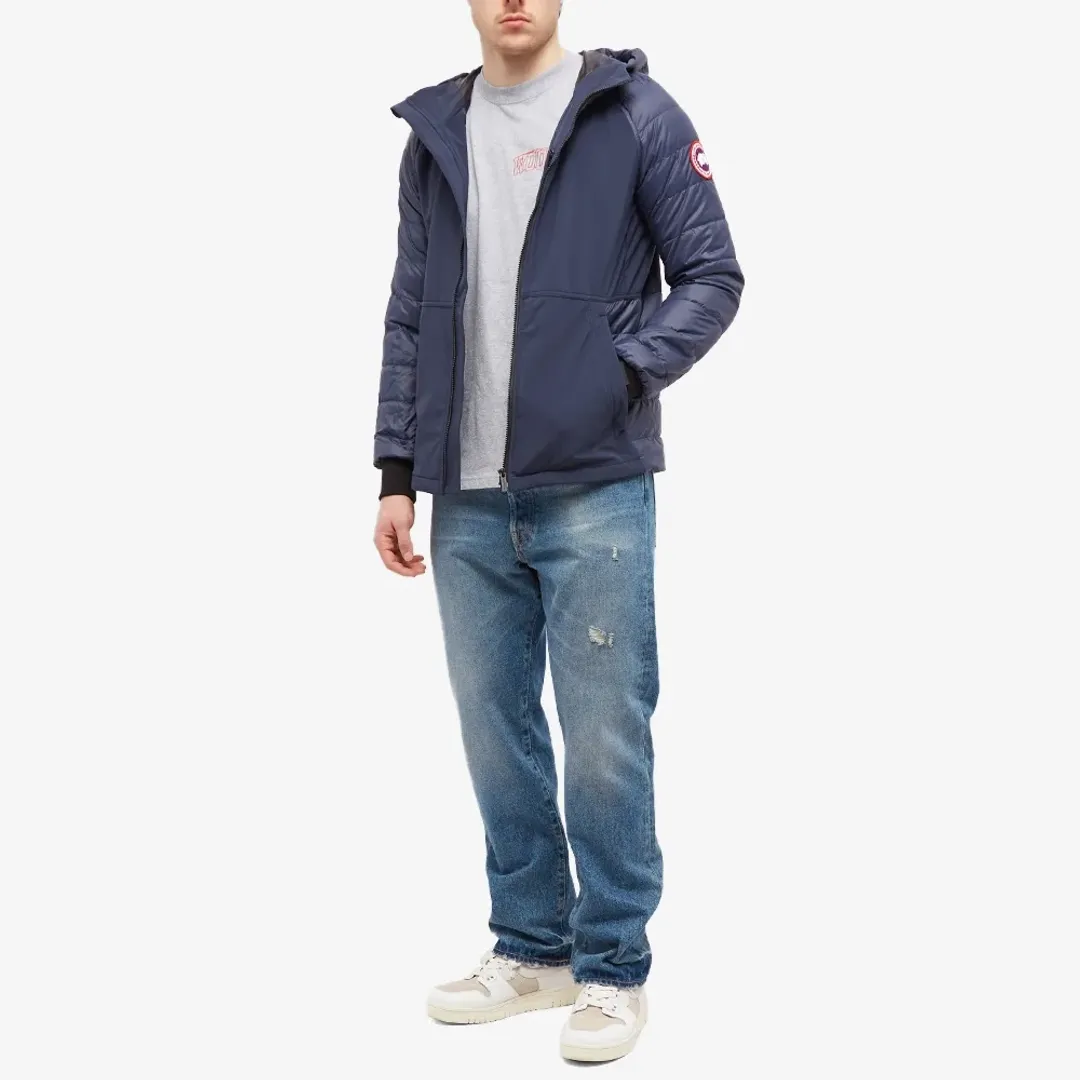 Canada Goose Men's Hybridge Weyburn Hoodie Atlantic Navy