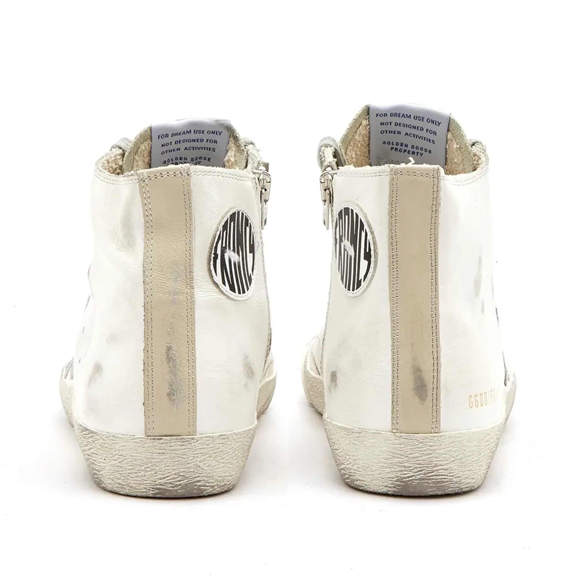 Golden Goose Women's Francy Leather Sneaker White/Silver/Milk
