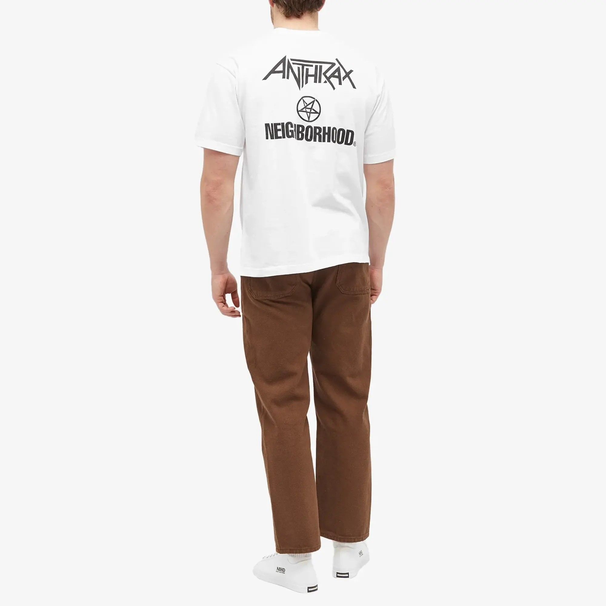 Neighborhood Men's Anthrax No Frills T-Shirt White