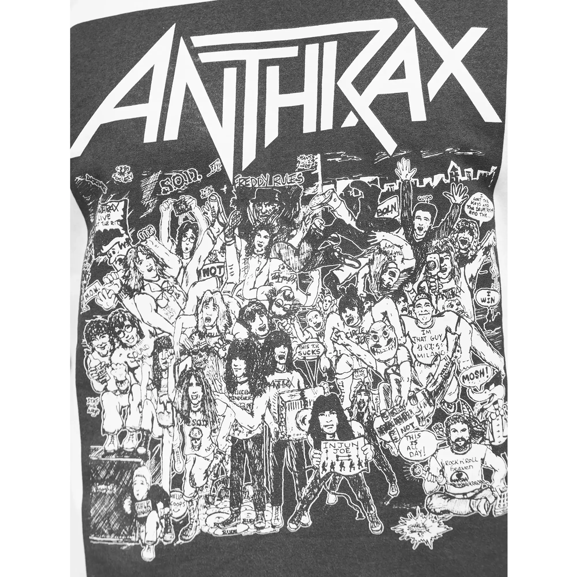 Neighborhood Men's Anthrax No Frills T-Shirt White