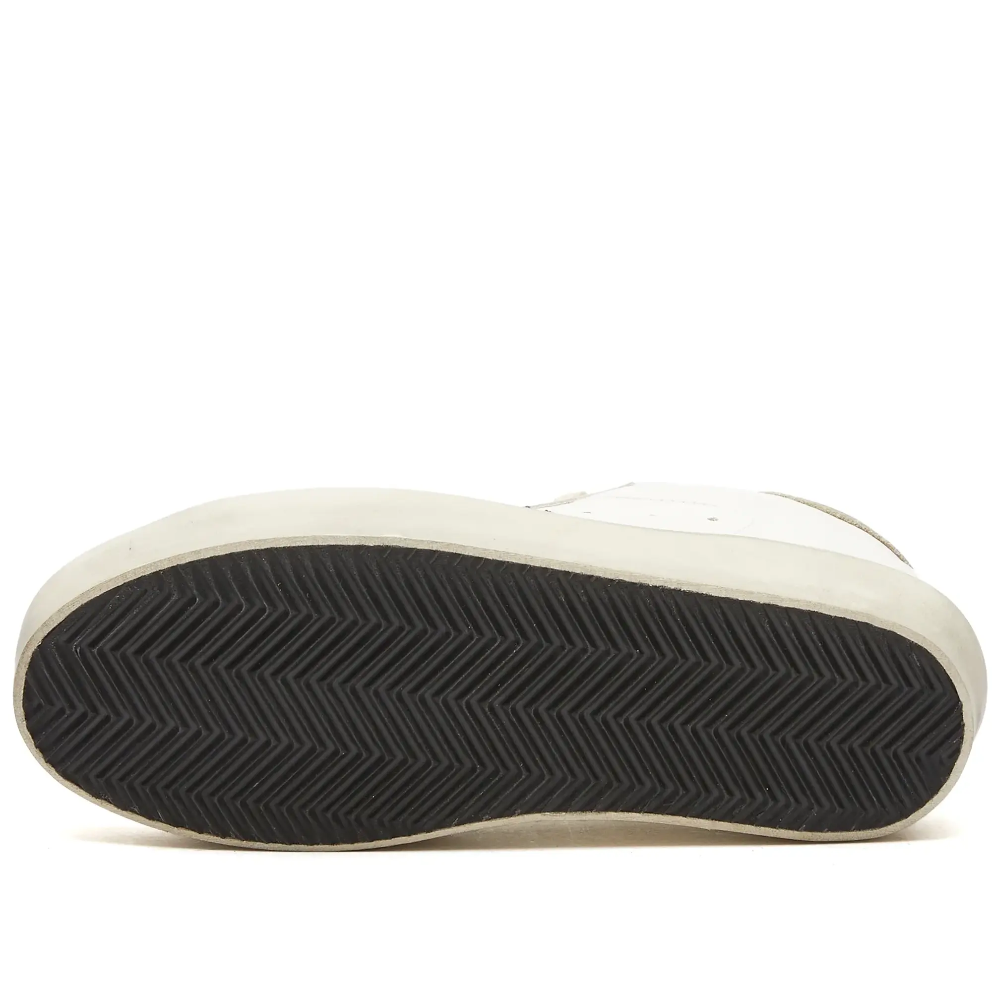 Golden Goose Women's Hi Sar Leather Sneaker White/Black/Gold