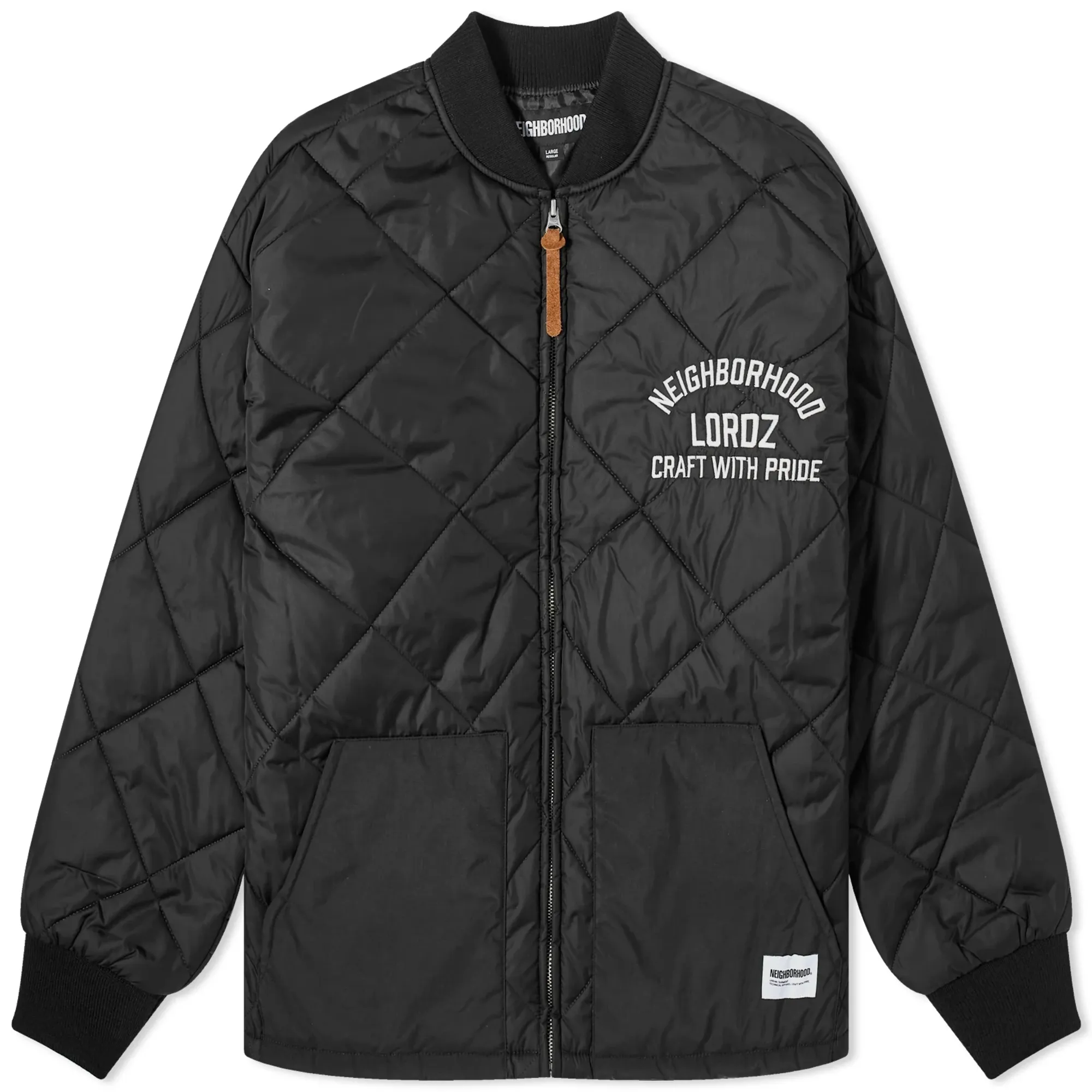 Neighborhood Men's x Lordz of Brooklyn Quilt Jacket Black