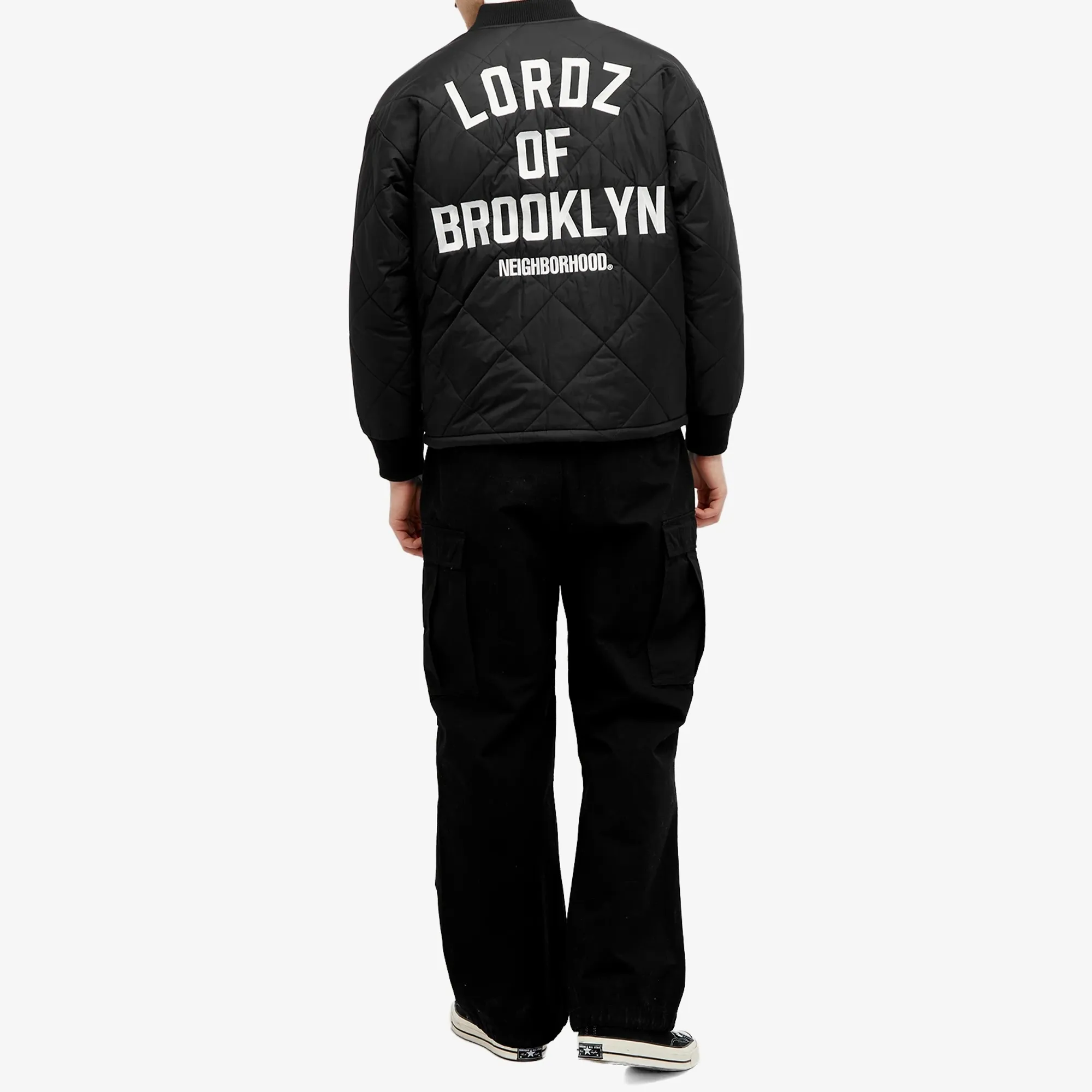 Neighborhood Men's x Lordz of Brooklyn Quilt Jacket Black
