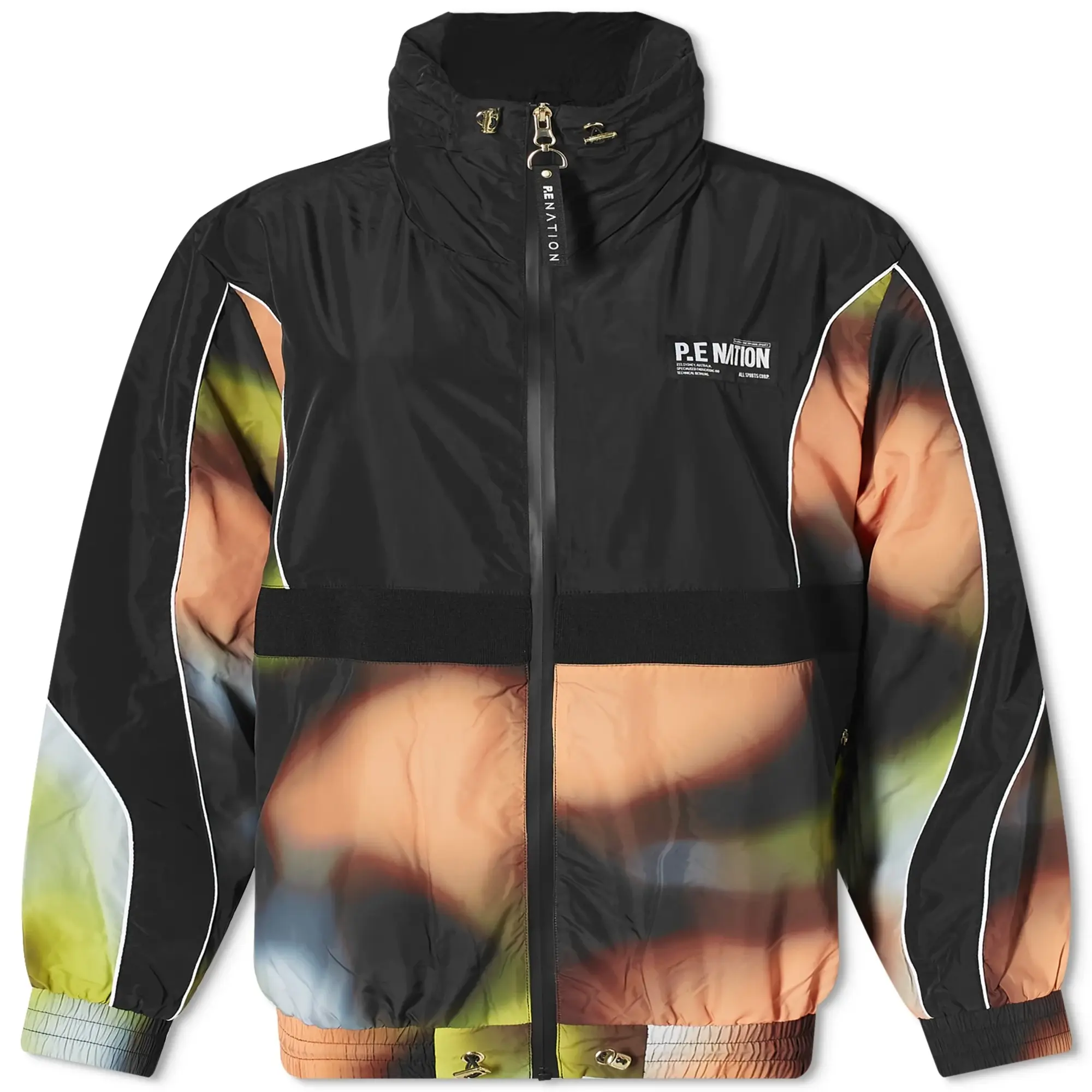P.E Nation Women's Cyper Printed Jacket Blur Print