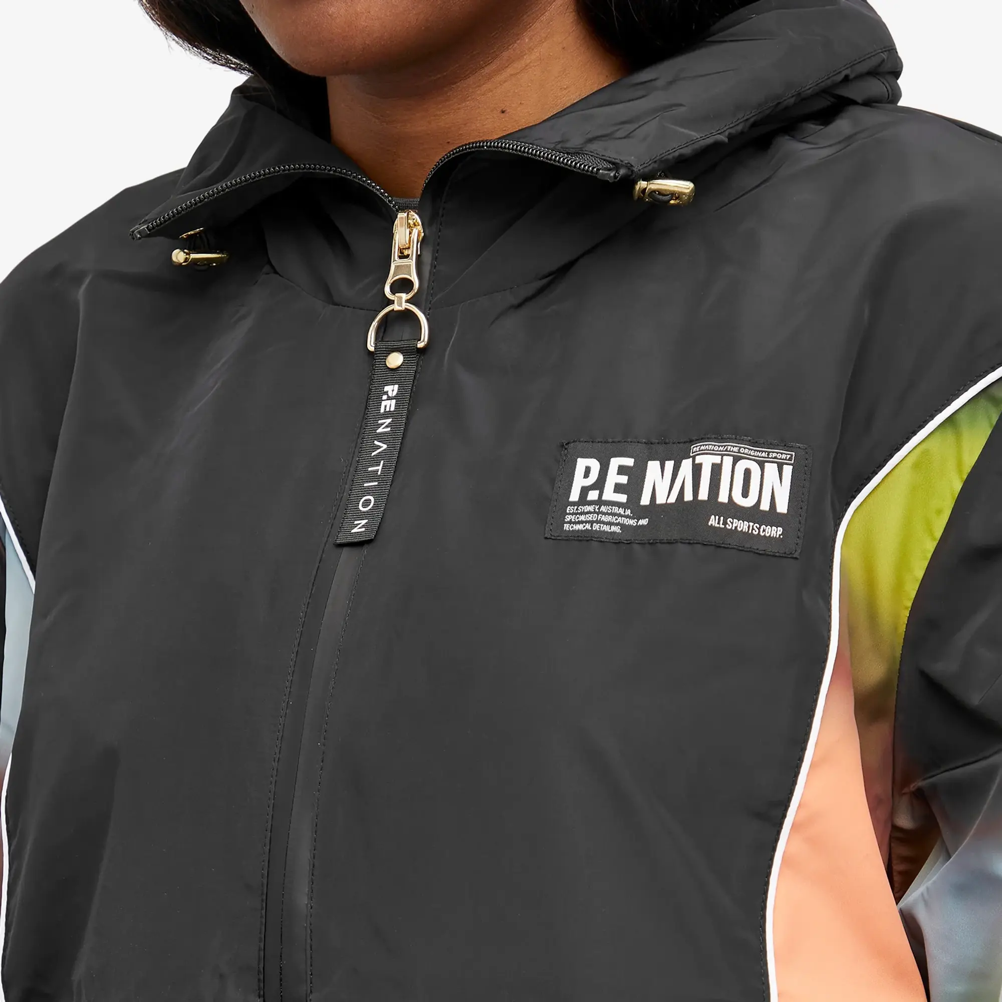 P.E Nation Women's Cyper Printed Jacket Blur Print
