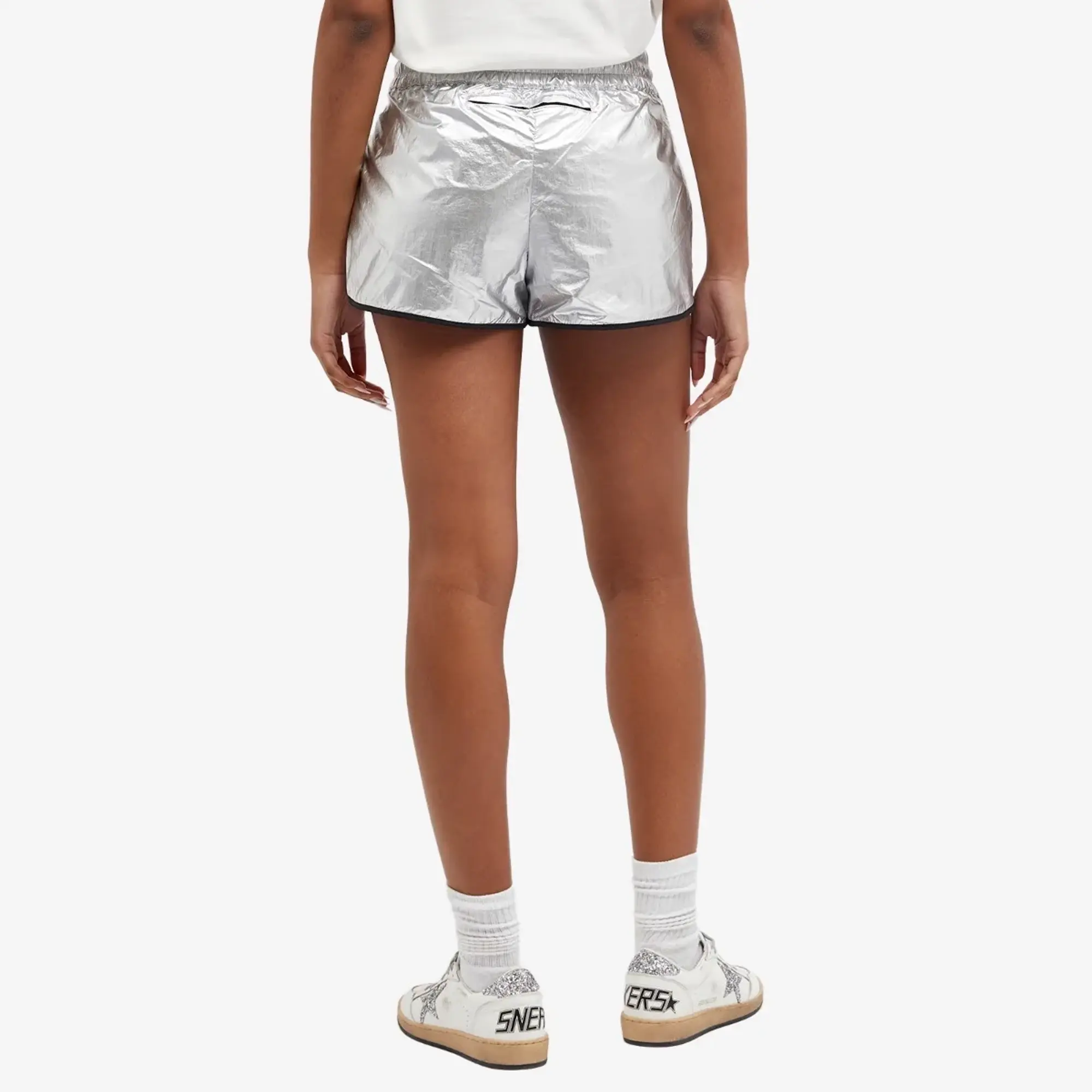 Golden Goose Women's Star Shorts Silver/Black