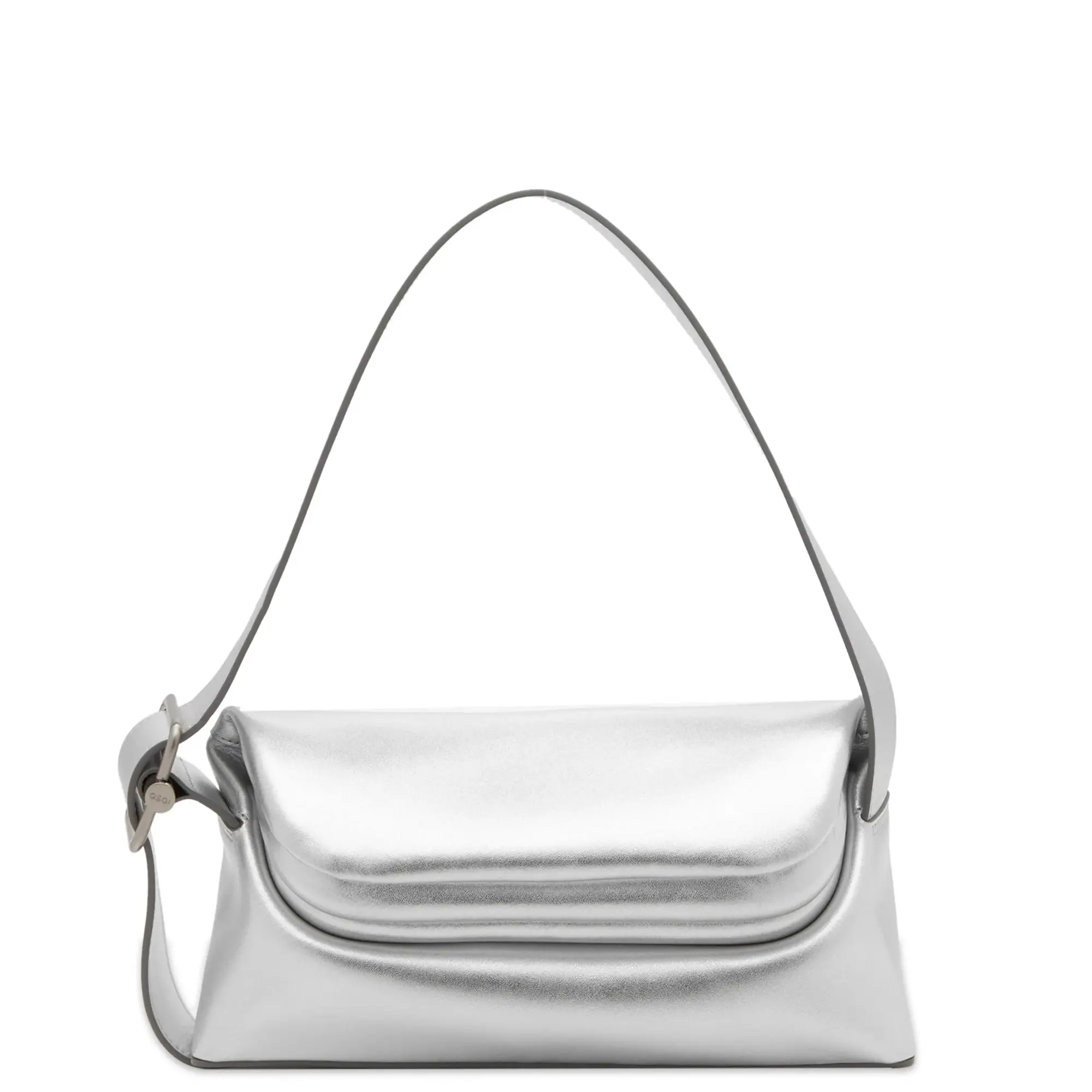 OSOI Women's Folded Brot Bag Silver