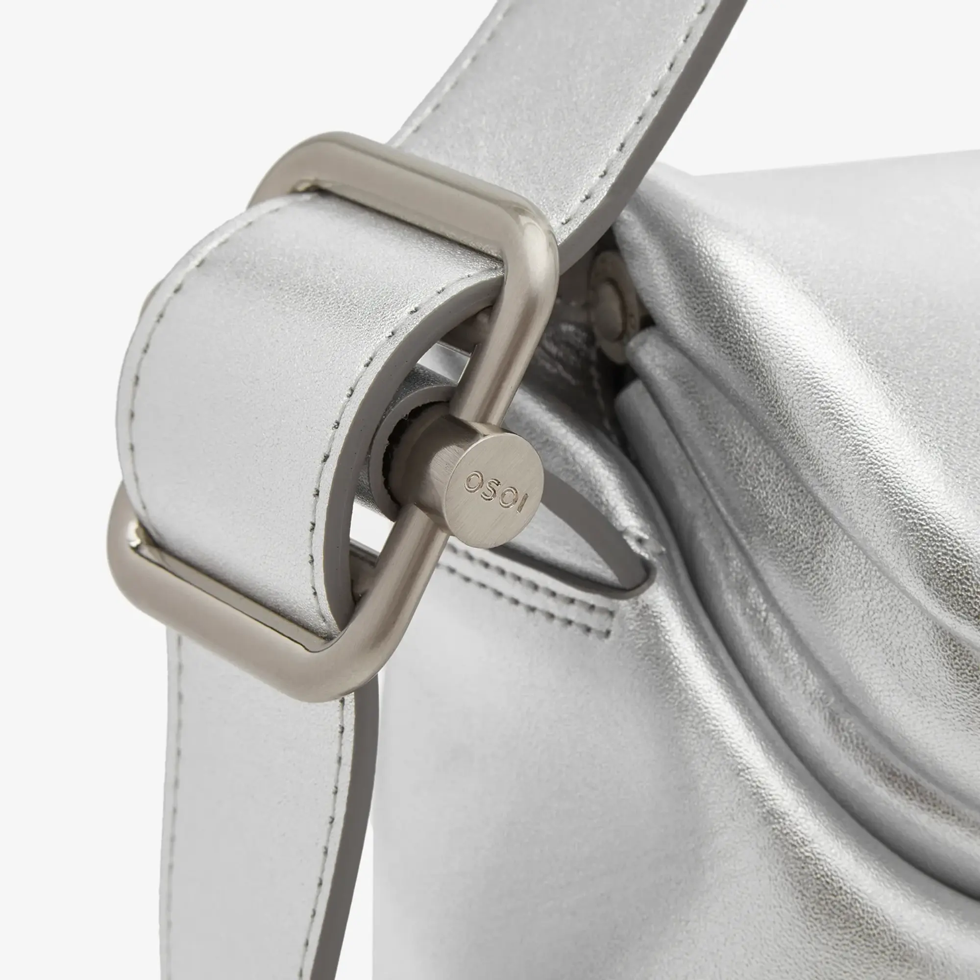 OSOI Women's Folded Brot Bag Silver