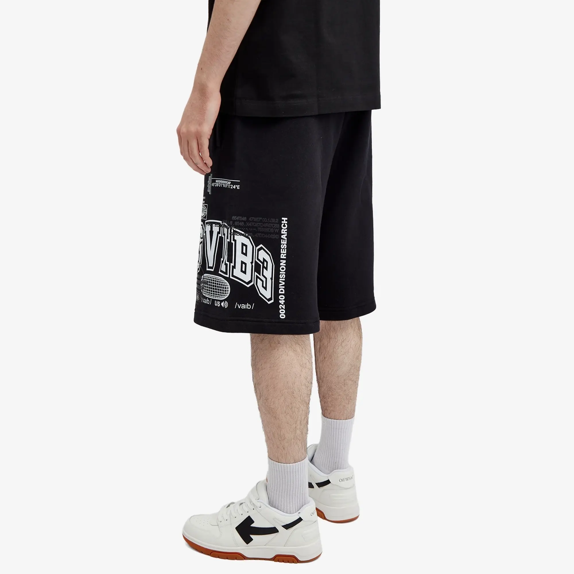 Dolce & Gabbana Men's Vibe Graphic Sweat Short Black