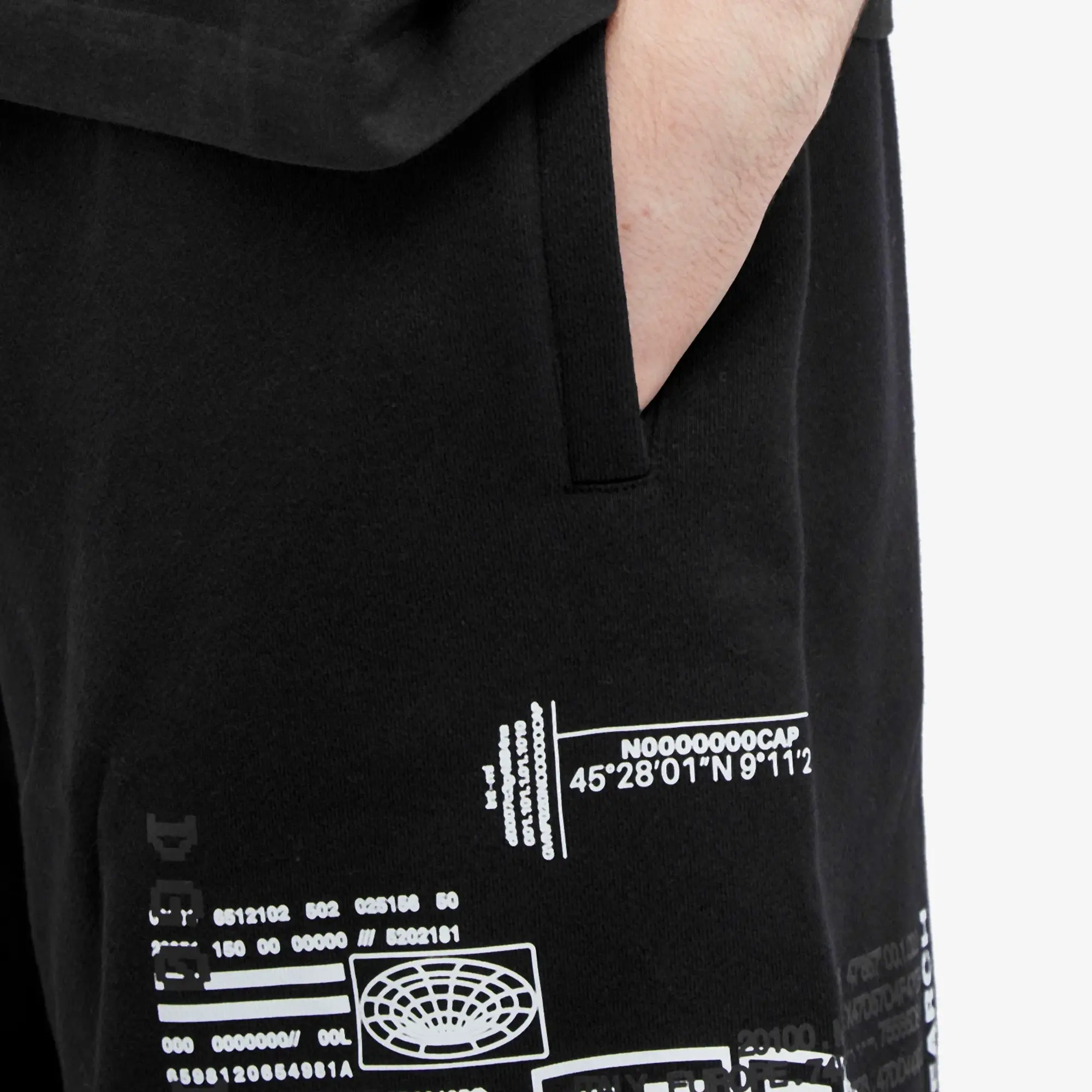 Dolce & Gabbana Men's Vibe Graphic Sweat Short Black