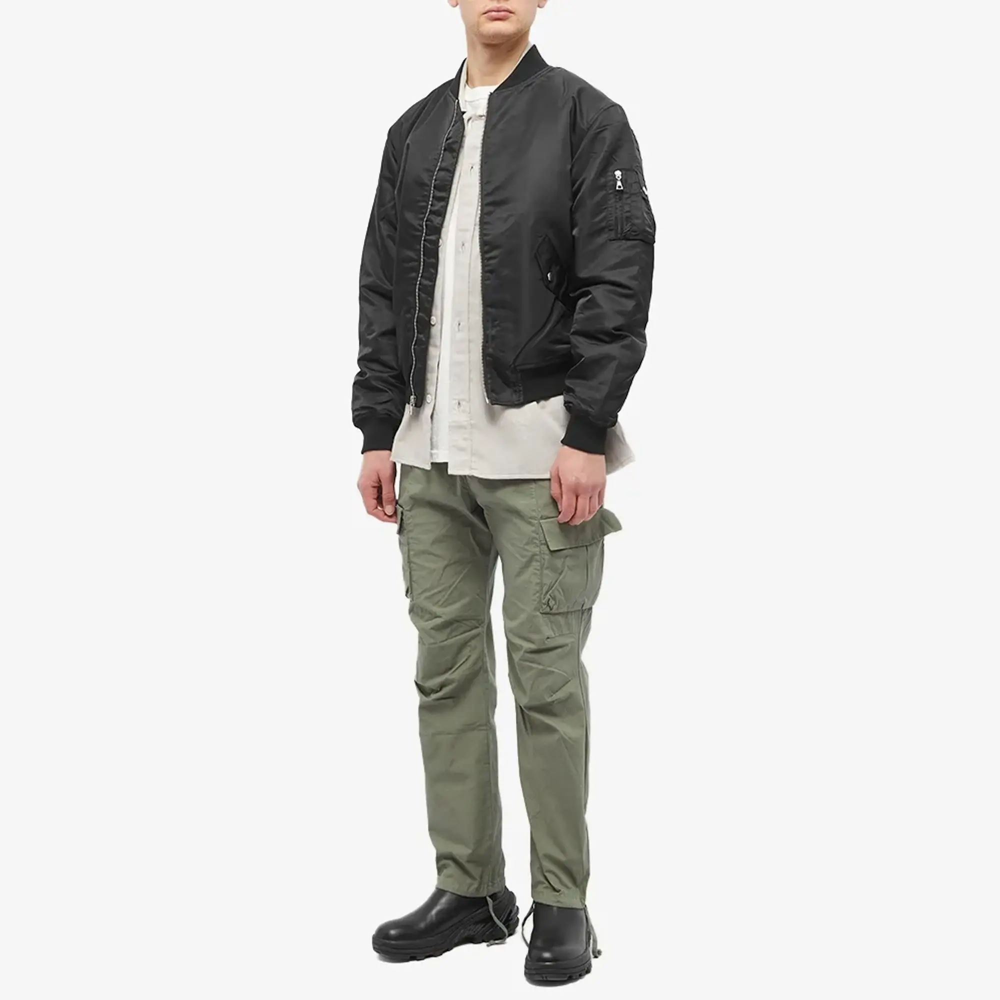 John Elliott Bogota Bomber Ii Men Bomber Jackets Black H113F1710B FOOTY.COM