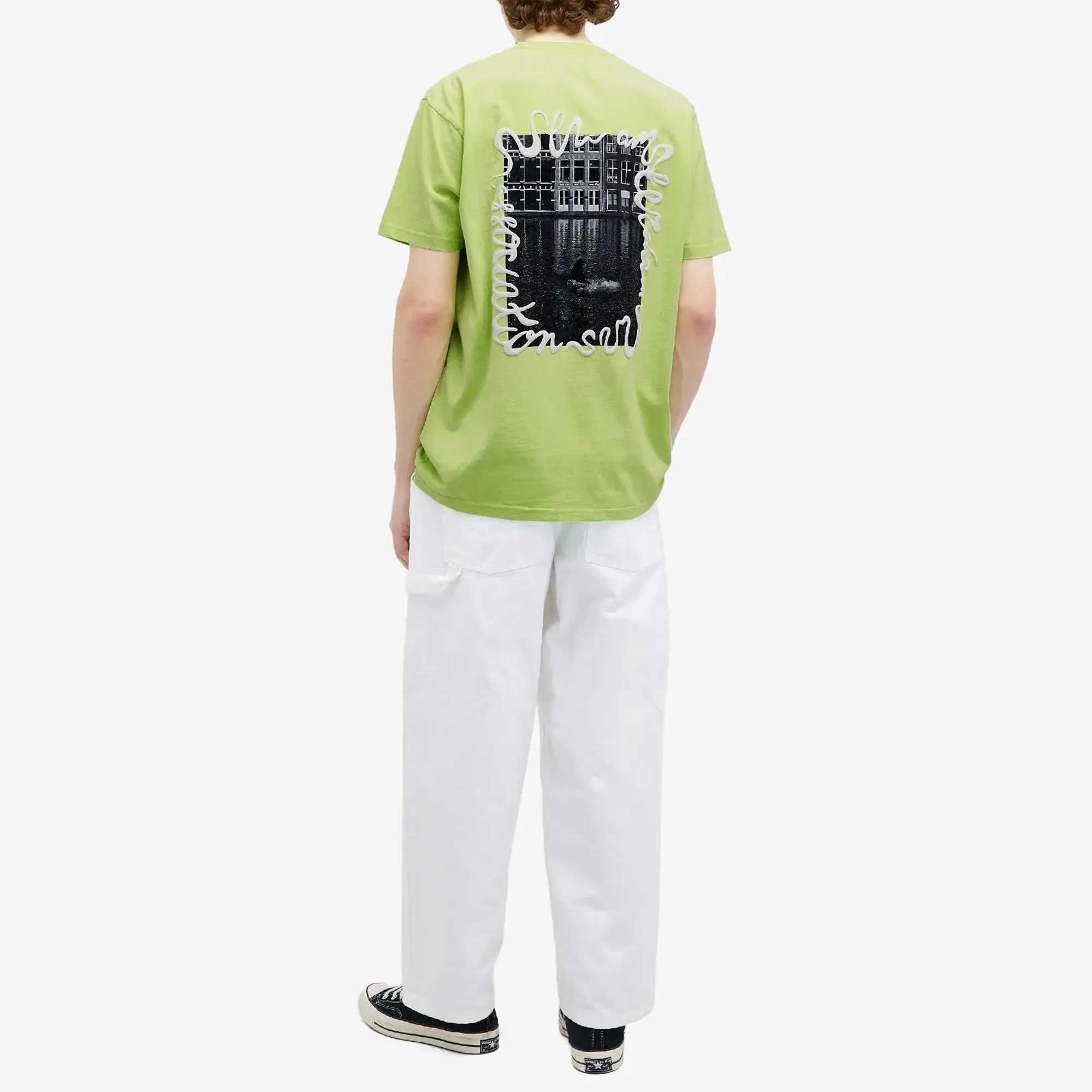 New Amsterdam Surf Association Men's Shark T-Shirt Green