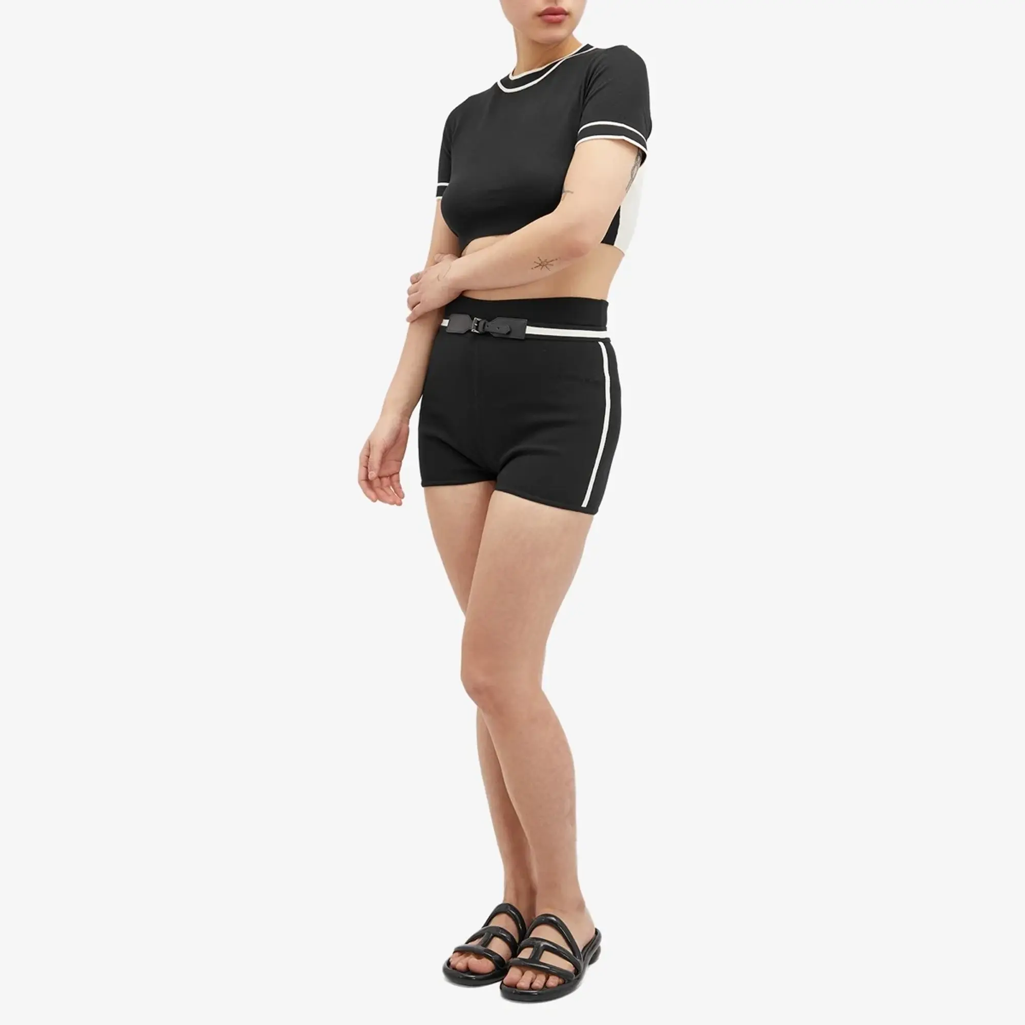 Max Mara Women's Abile Knitted Shorts Black Edges