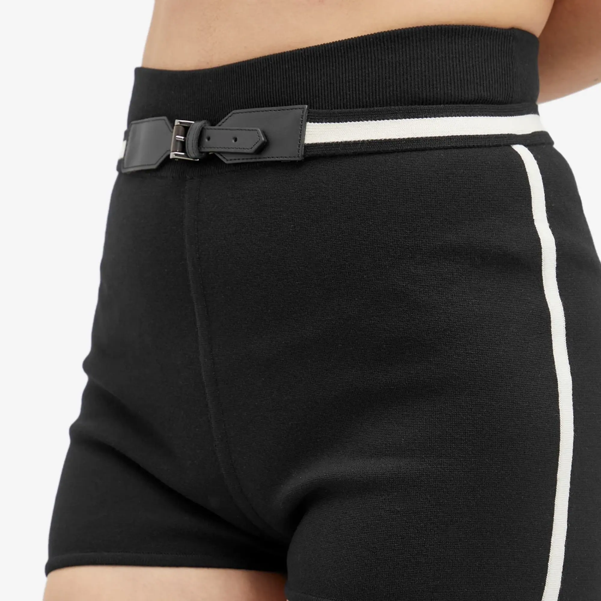 Max Mara Women's Abile Knitted Shorts Black Edges
