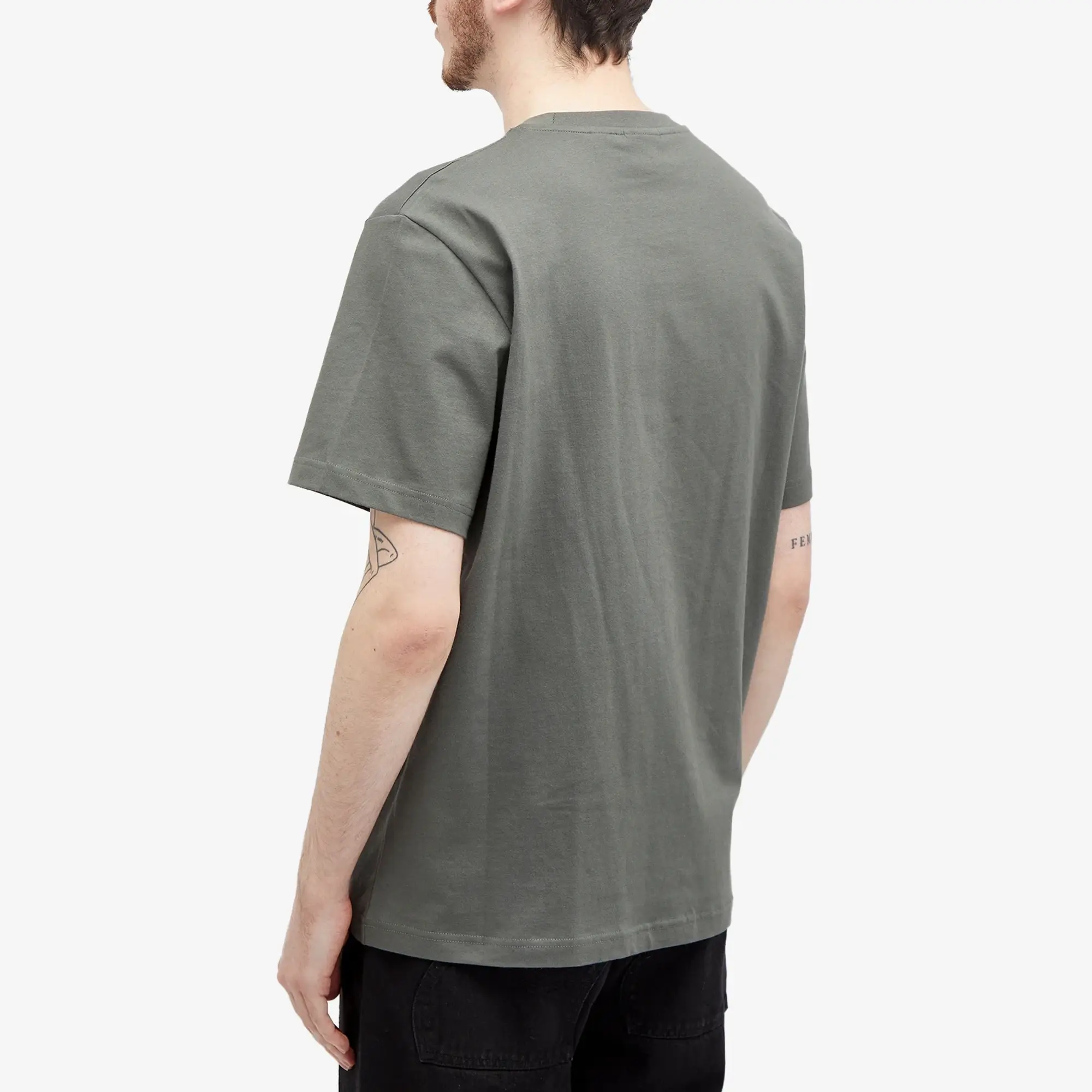 T-Shirt Daily Paper Logotype Short Sleeve T-Shirt Unisex Chimera Green Xl