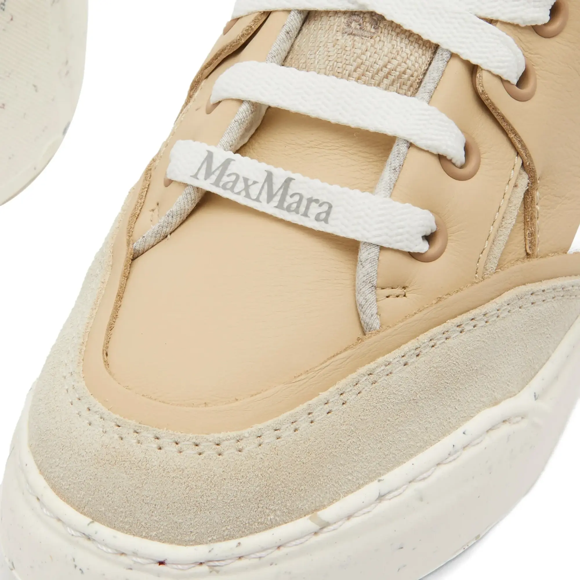 Max Mara Women's Activegreen Recycled Sneakers Beige