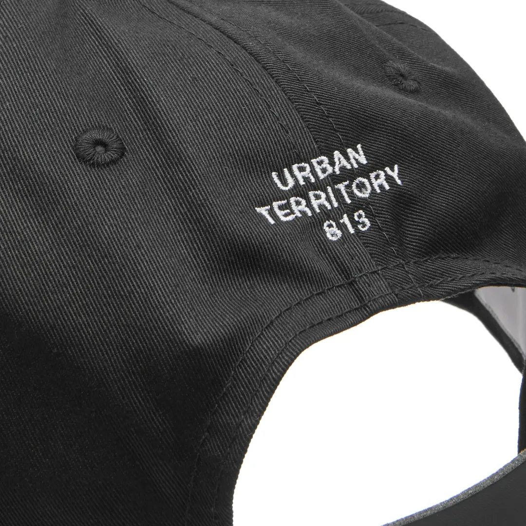 WTAPS Men's 02 Logo Cap Black | 241HCDT-HT02-BLK | FOOTY.COM