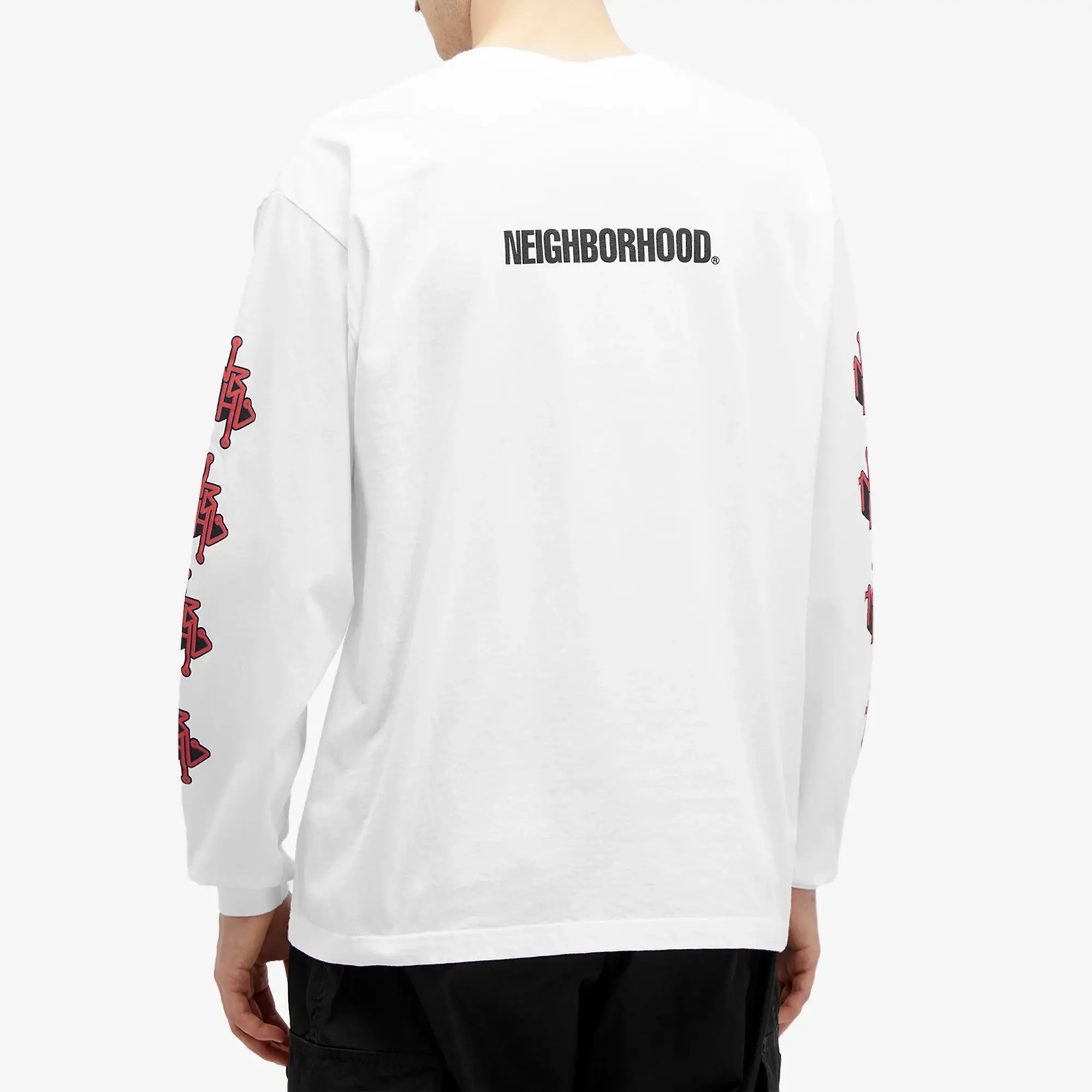 Neighborhood Men's 12 Long Sleeve T-Shirt White