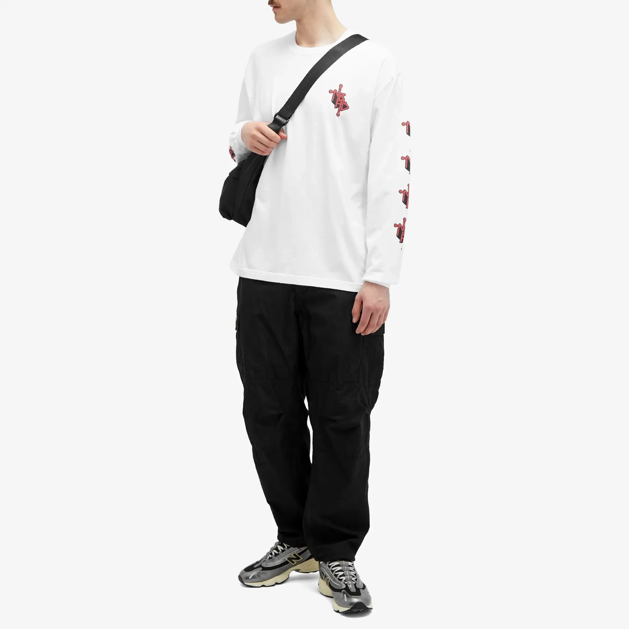 Neighborhood Men's 12 Long Sleeve T-Shirt White