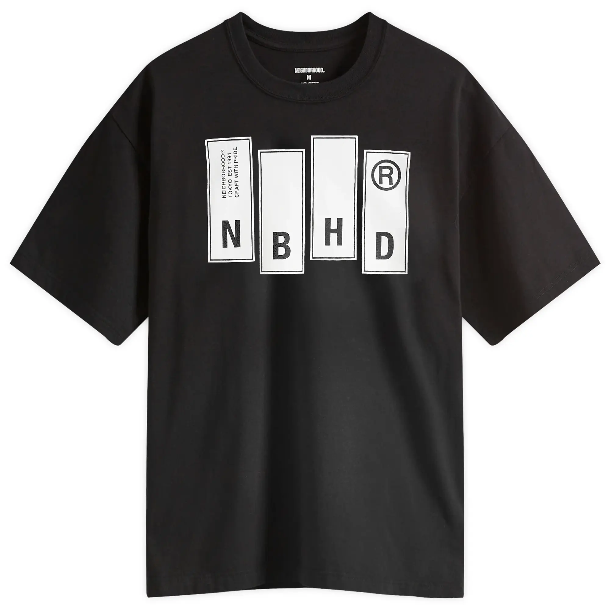 Neighborhood Men's 26 Printed T-Shirt Black