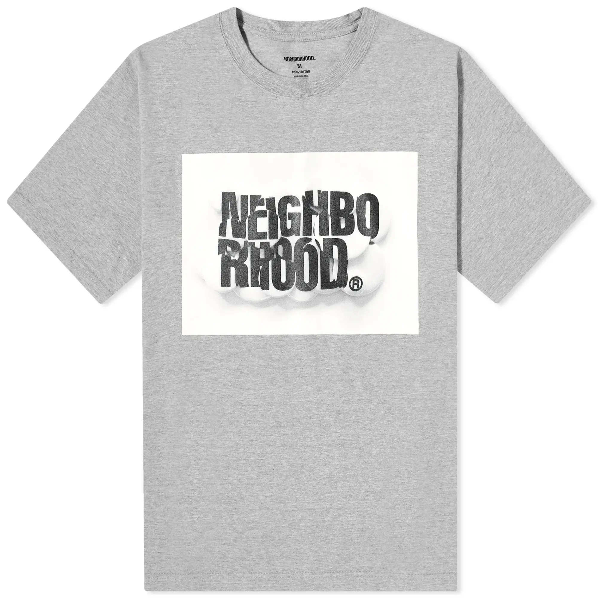 Neighborhood Men's 28 Printed T-Shirt Grey