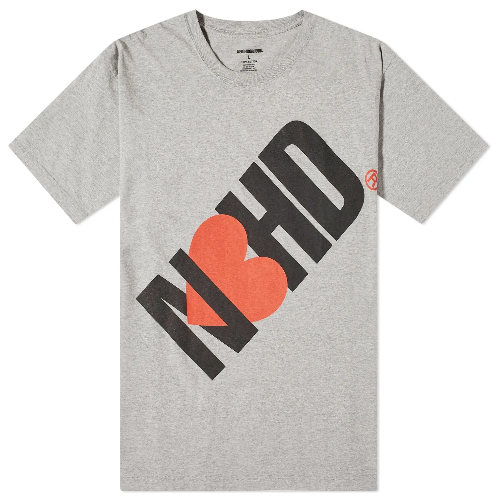 Neighborhood Men's 29 Printed T-Shirt Grey