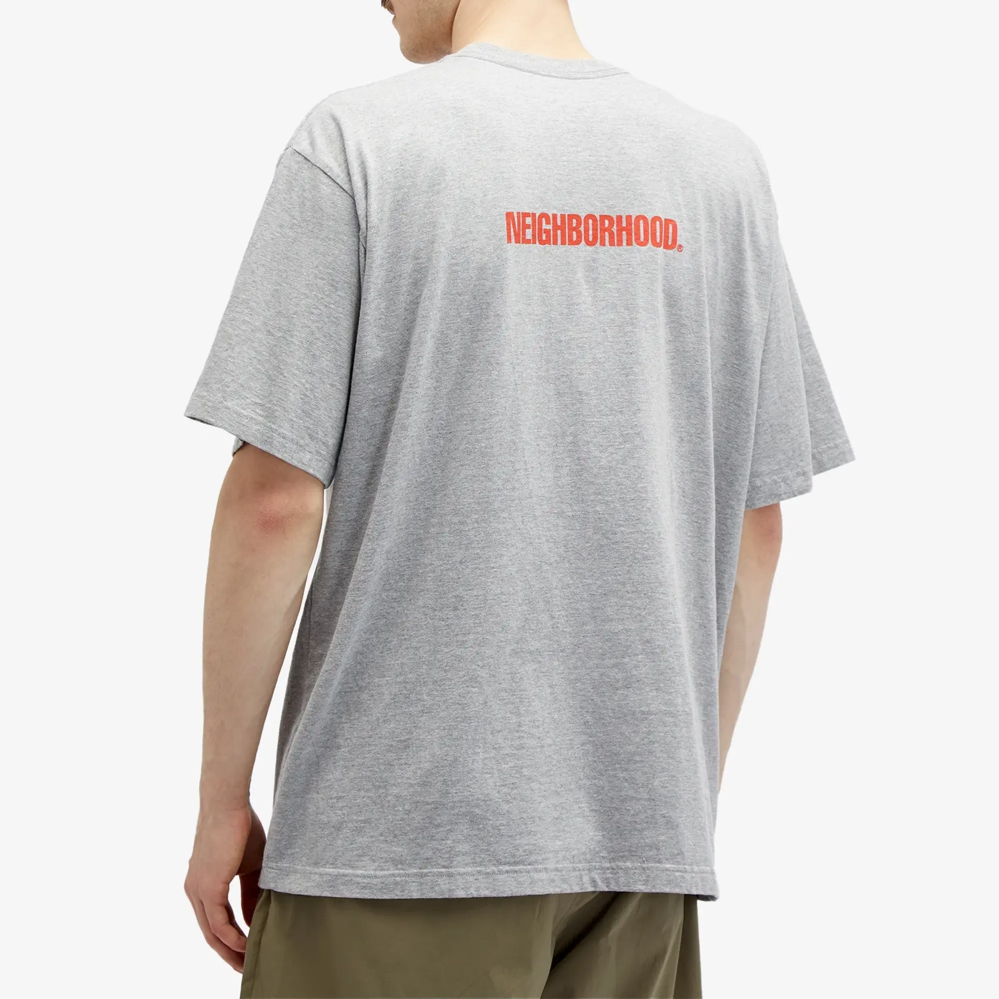 Neighborhood Men's 29 Printed T-Shirt Grey