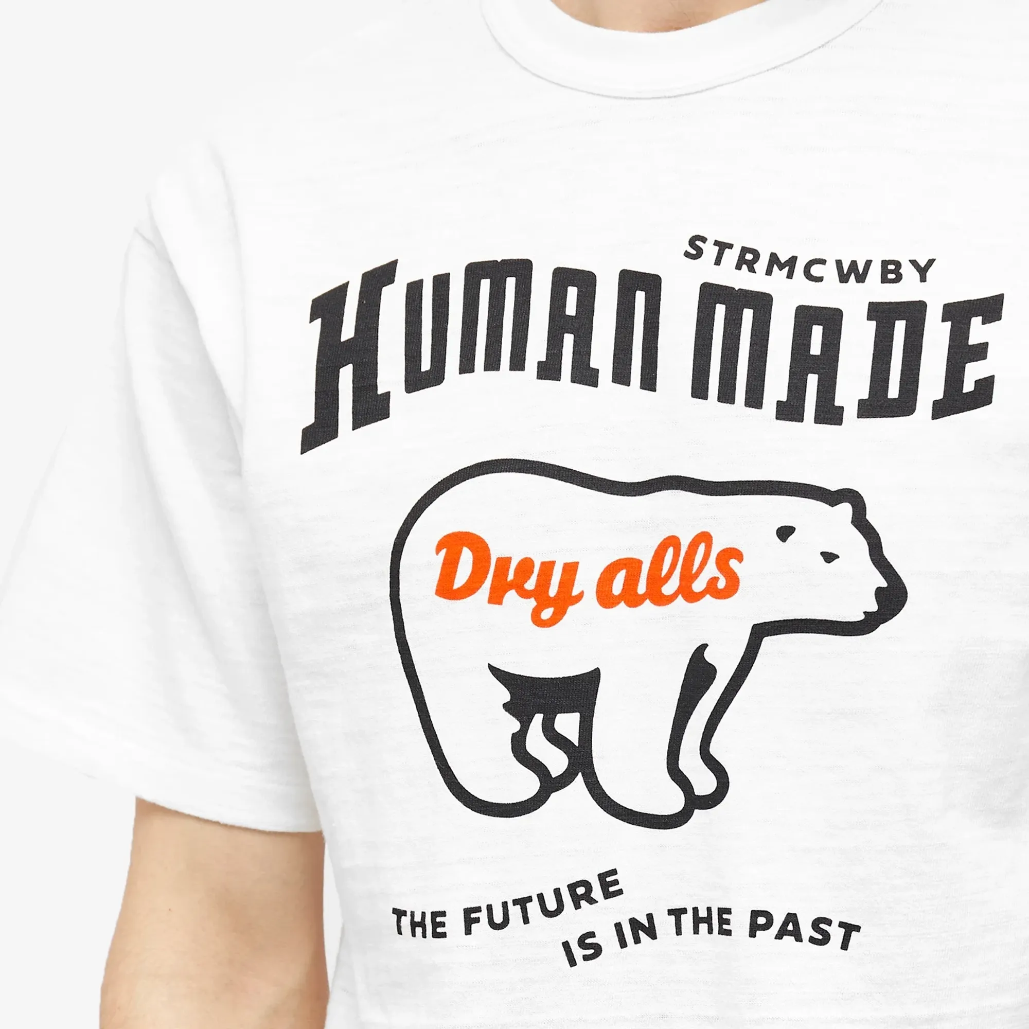 Human Made Men's Polar Bear T-Shirt White | HM26TE007-WH | FOOTY.COM