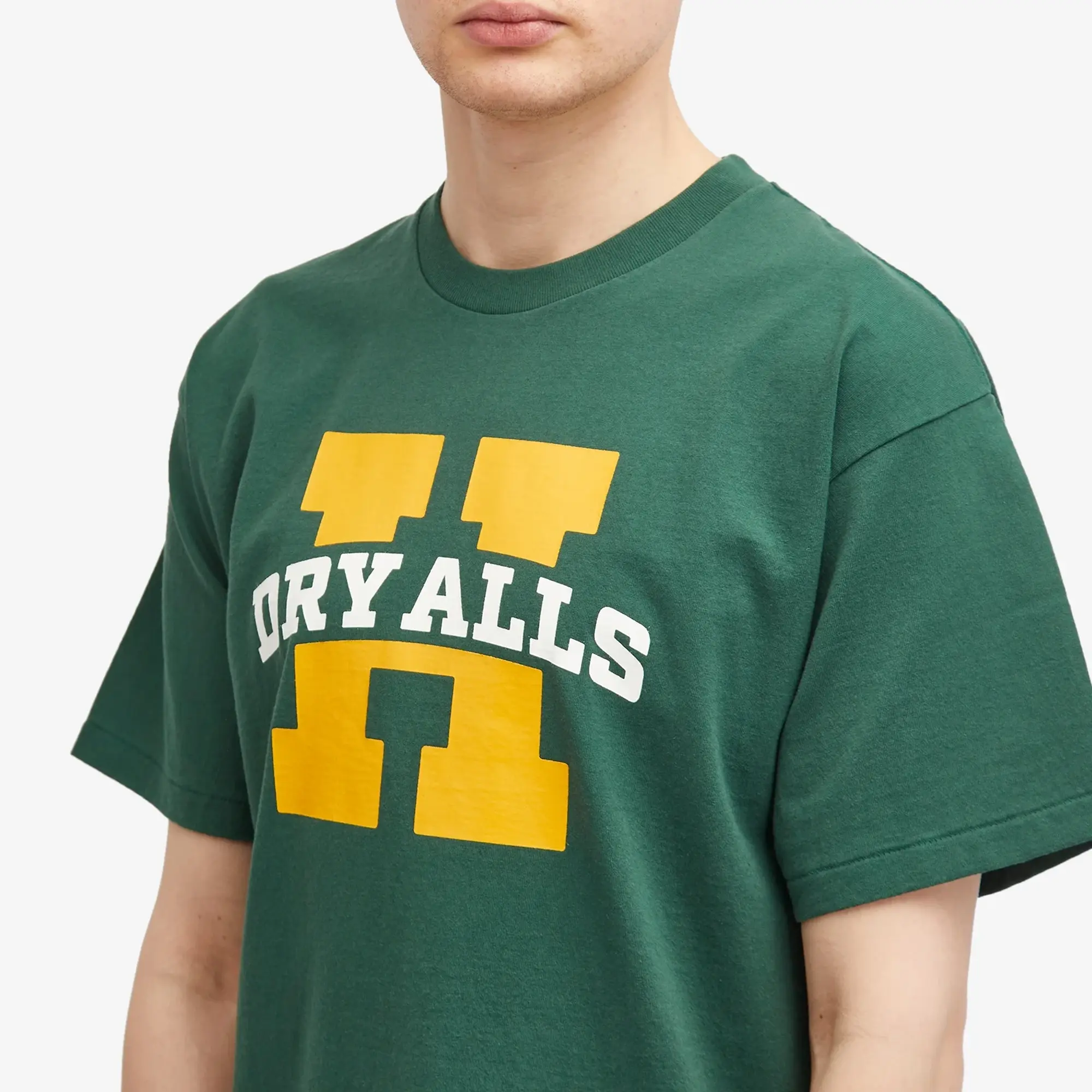 Human Made Men's H Dry Alls T-Shirt Green