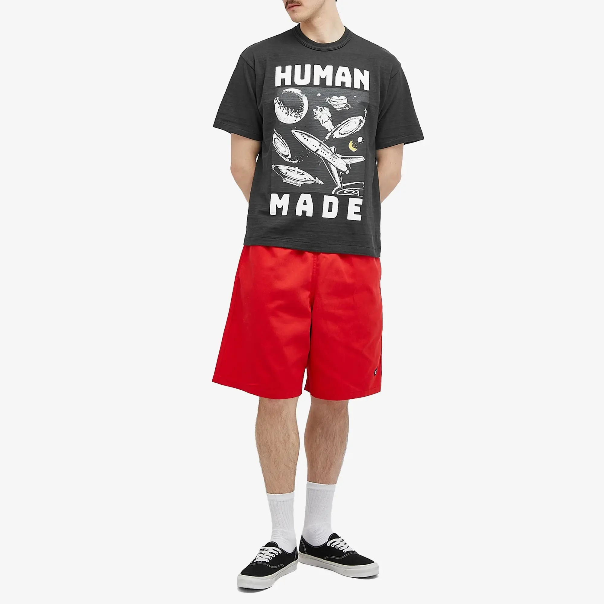 Human Made Men's Space Print T-Shirt Black