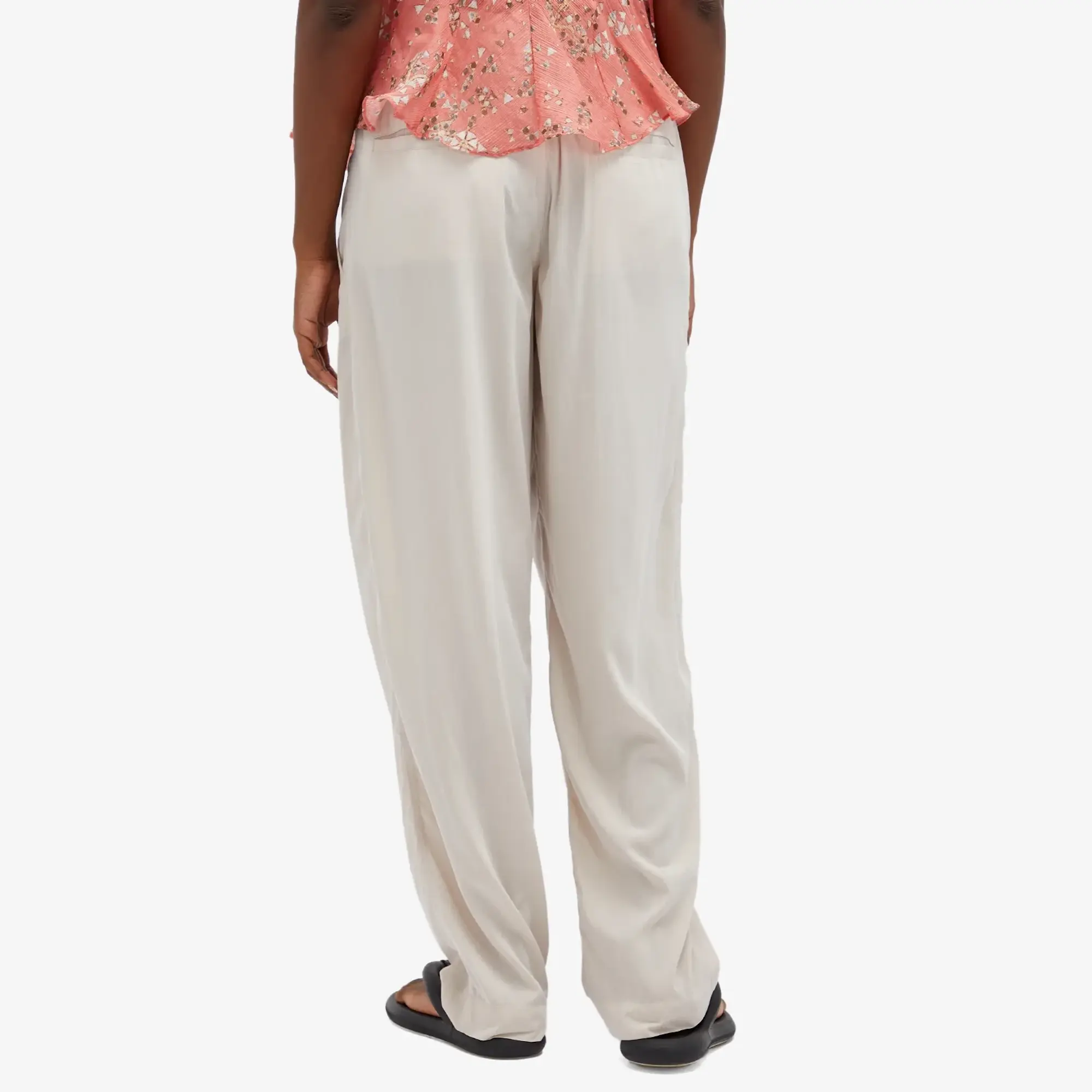 Isabel Marant Women's Hectorina Fluid Baggy Trousers Chalk