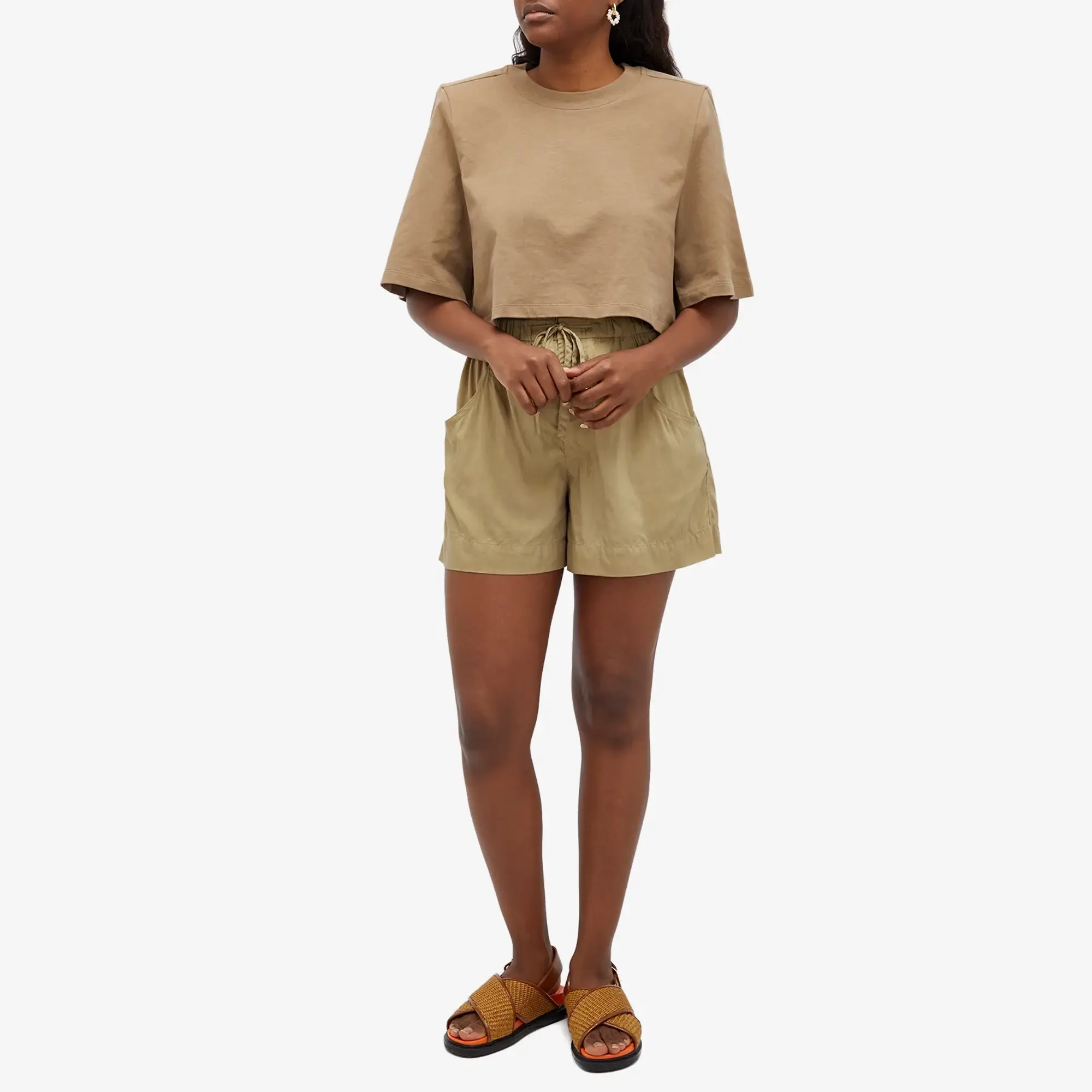 Isabel Marant Women's Hidea Shorts Khaki