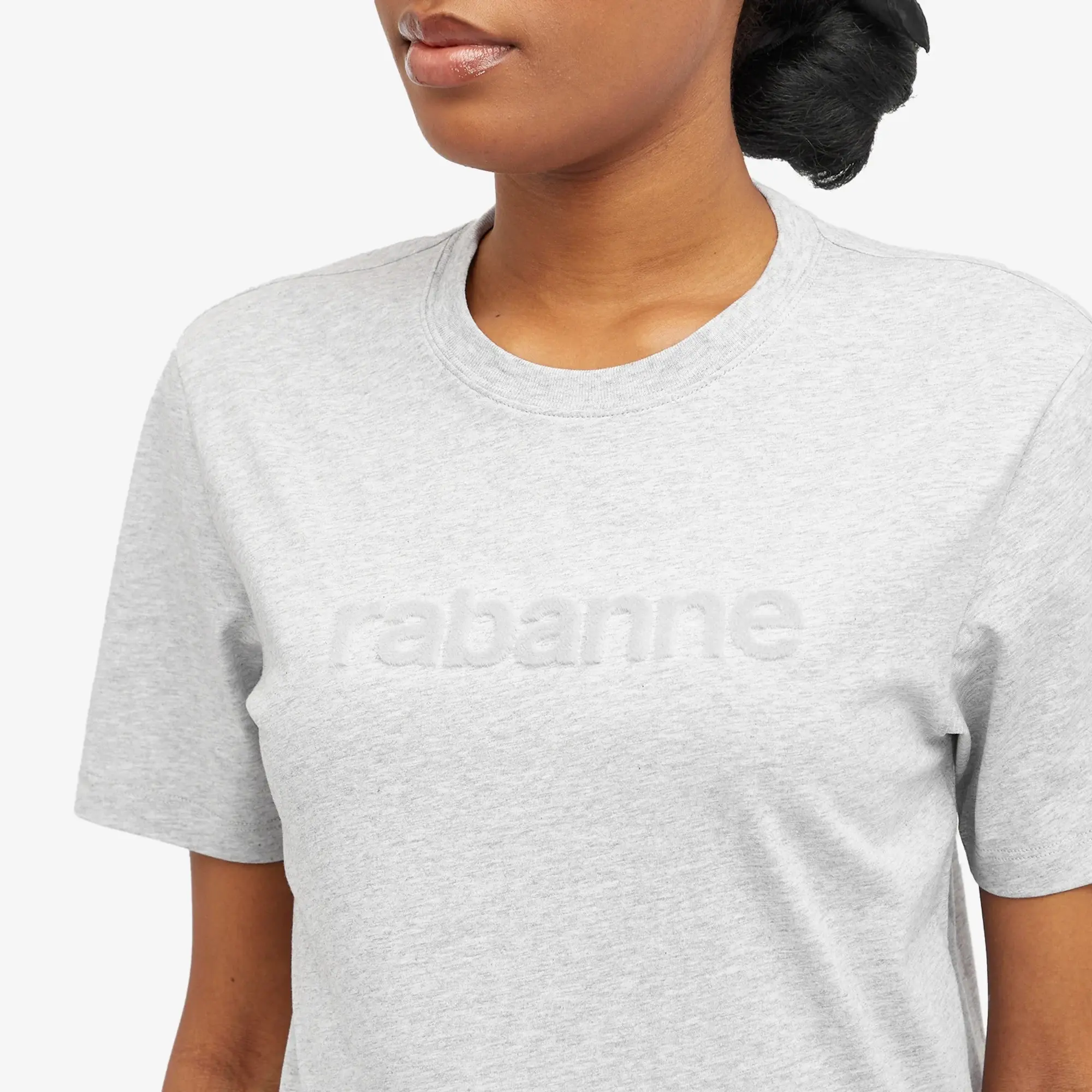 Paco Rabanne Women's Logo T-Shirt Grey