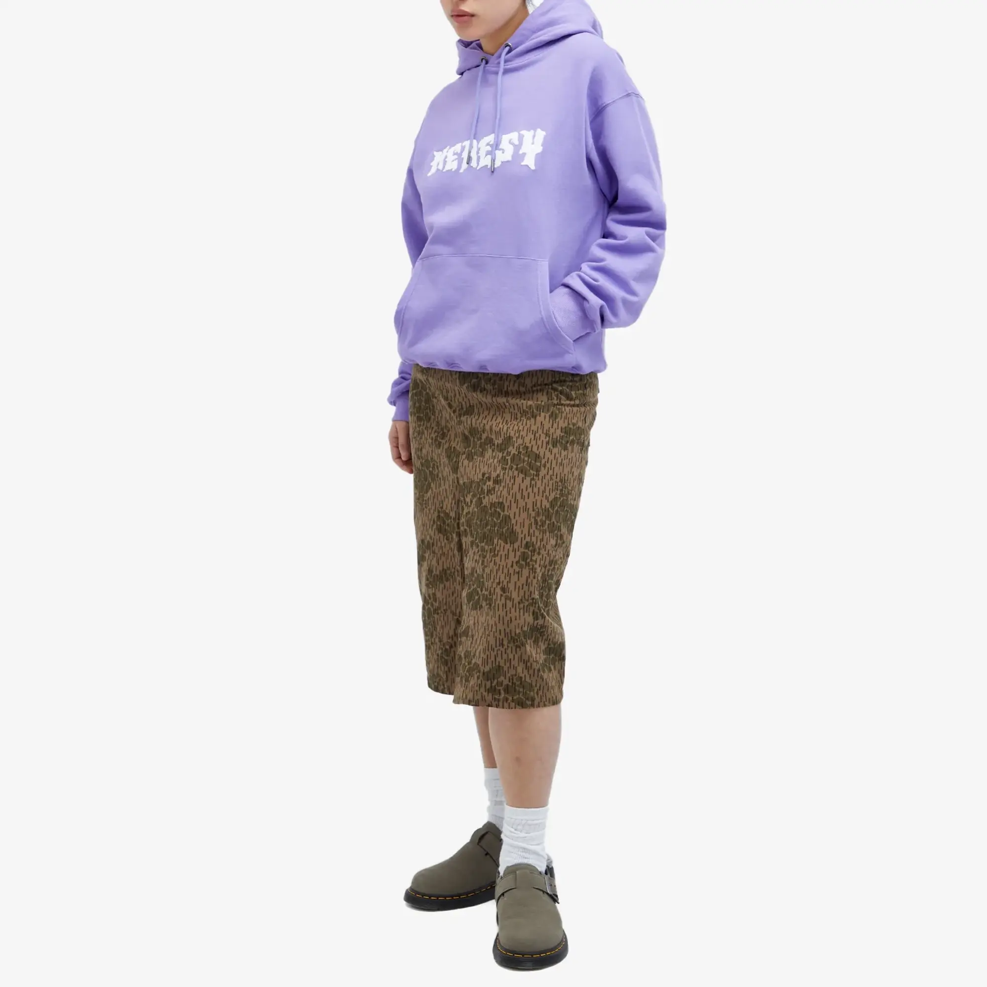 Heresy Women's Crypt Logo Hoodie Lavendar