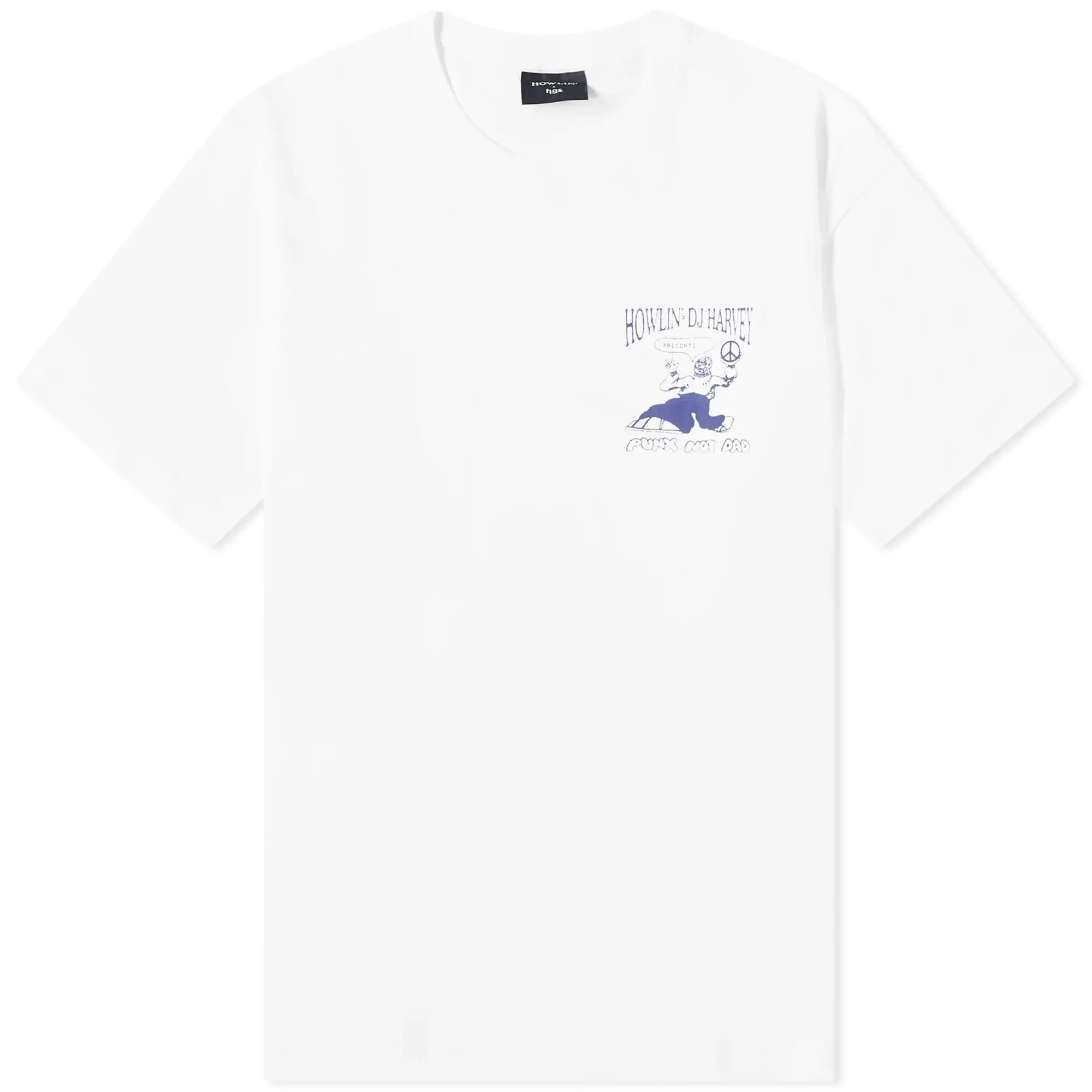 Howlin by Morrison Howlin' x DJ Harvey Chest Logo T-Shirt White