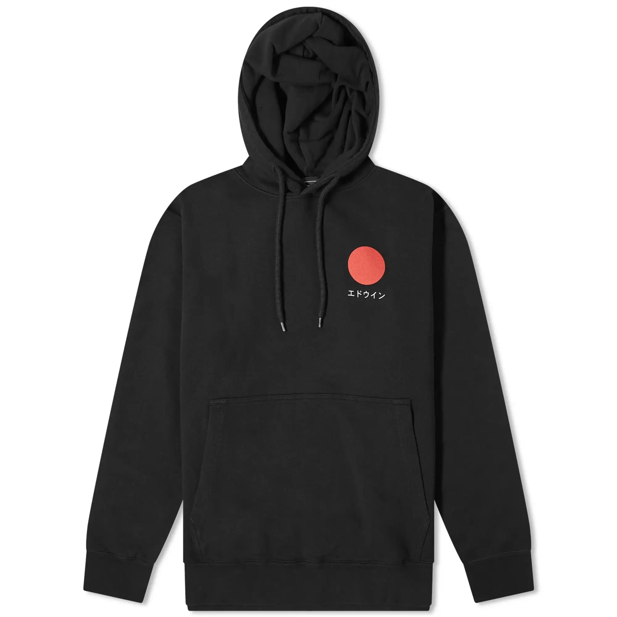 Edwin Men's Japanese Sun Hoodie Black