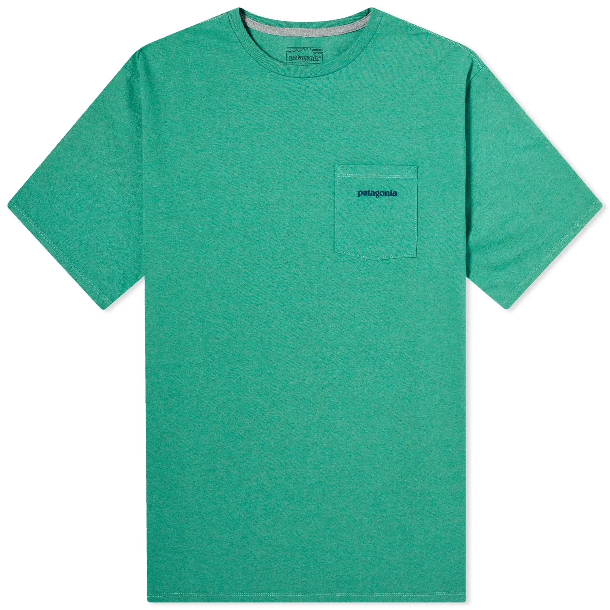 Patagonia Boardshort Logo Pocket Responsibili-Tee - Gather Green