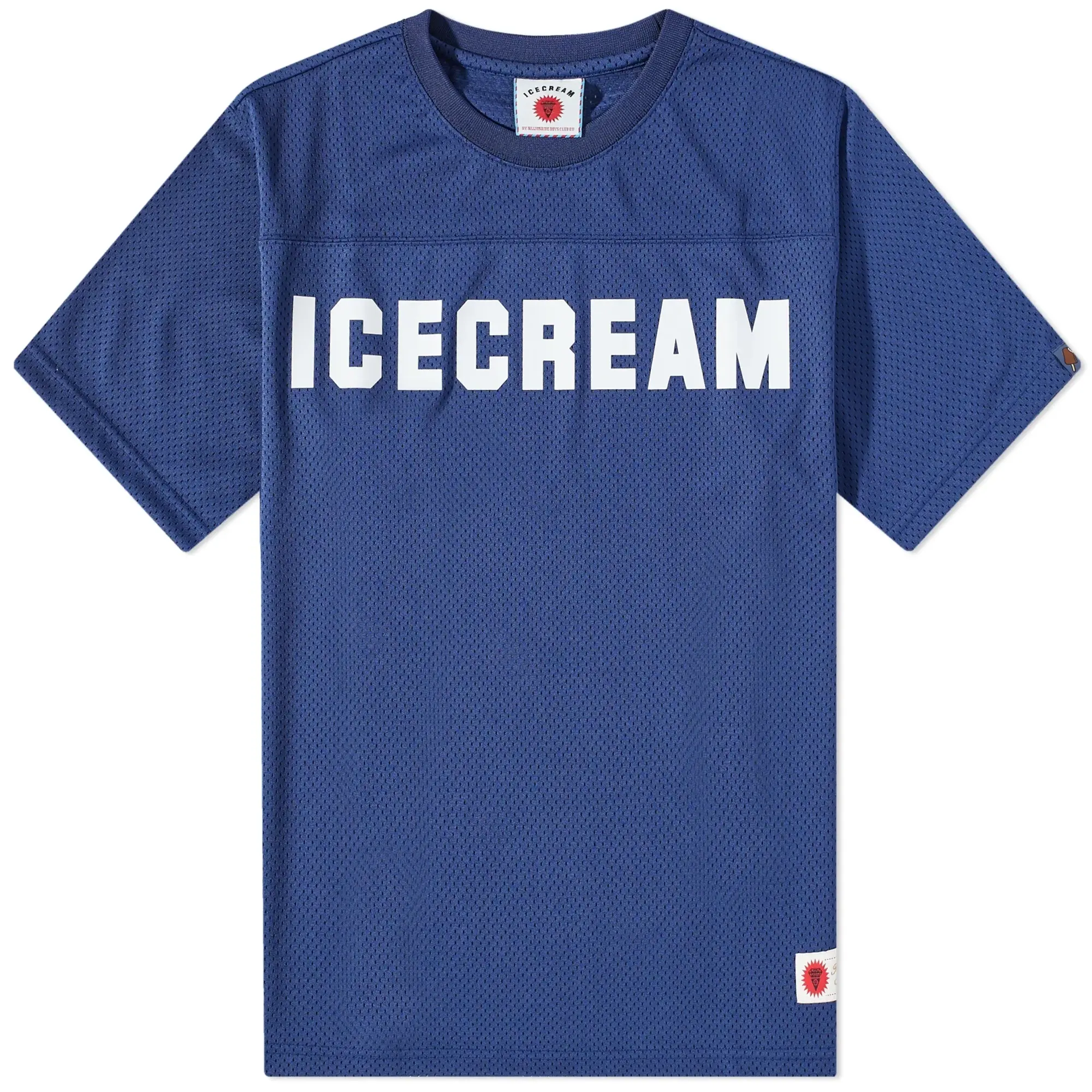 ICECREAM Men's Mesh Football Jersey Navy