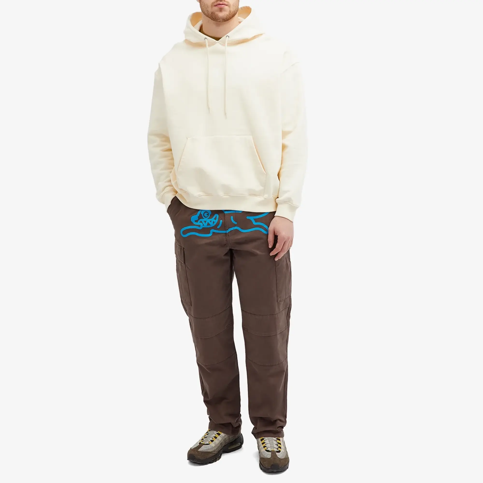 ICECREAM Running Dog Camo Cargo Pants, Brown