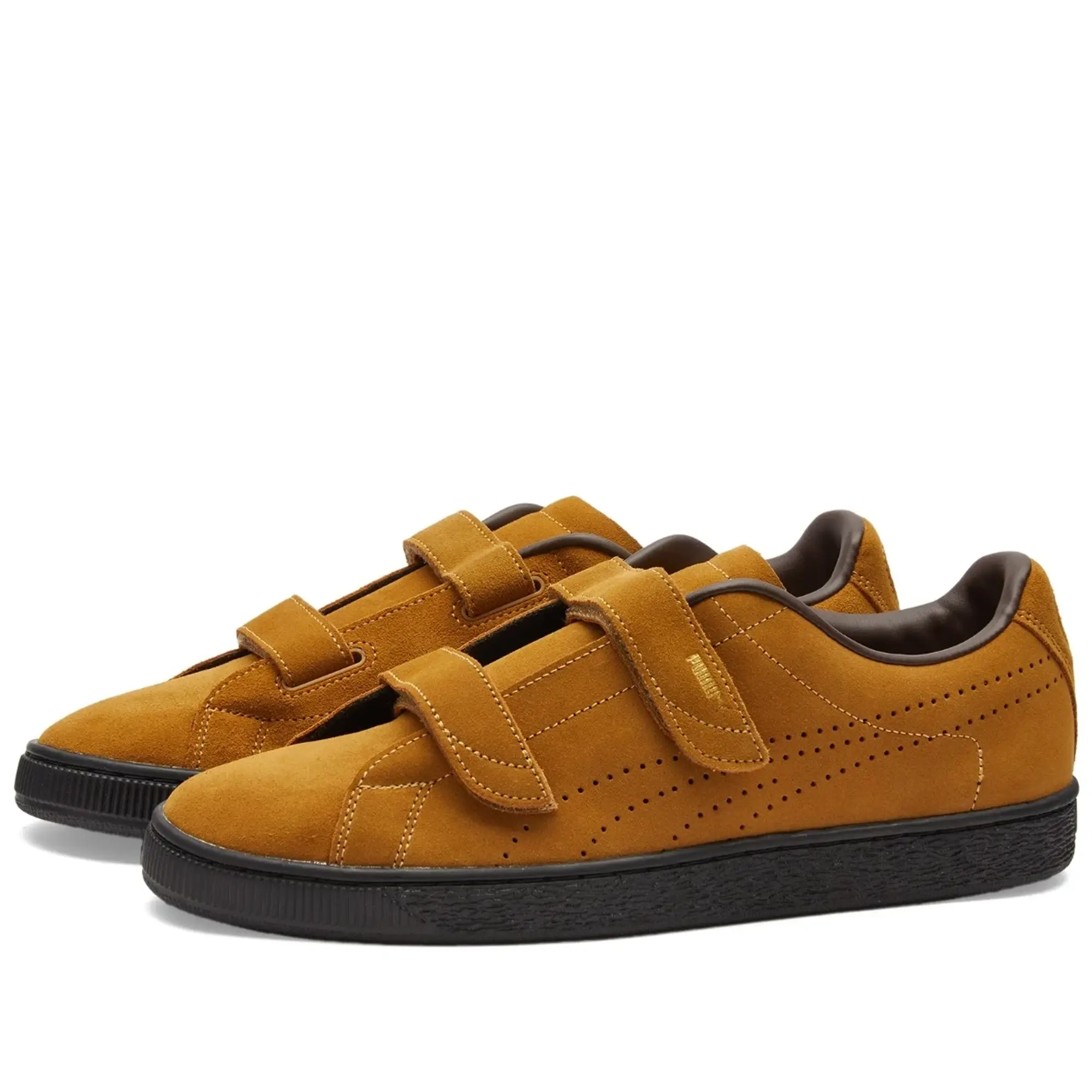 Puma Men s x Noah Suede Classic Velcro Golden Brown Puma Men s Black 396112 01 FOOTY.COM