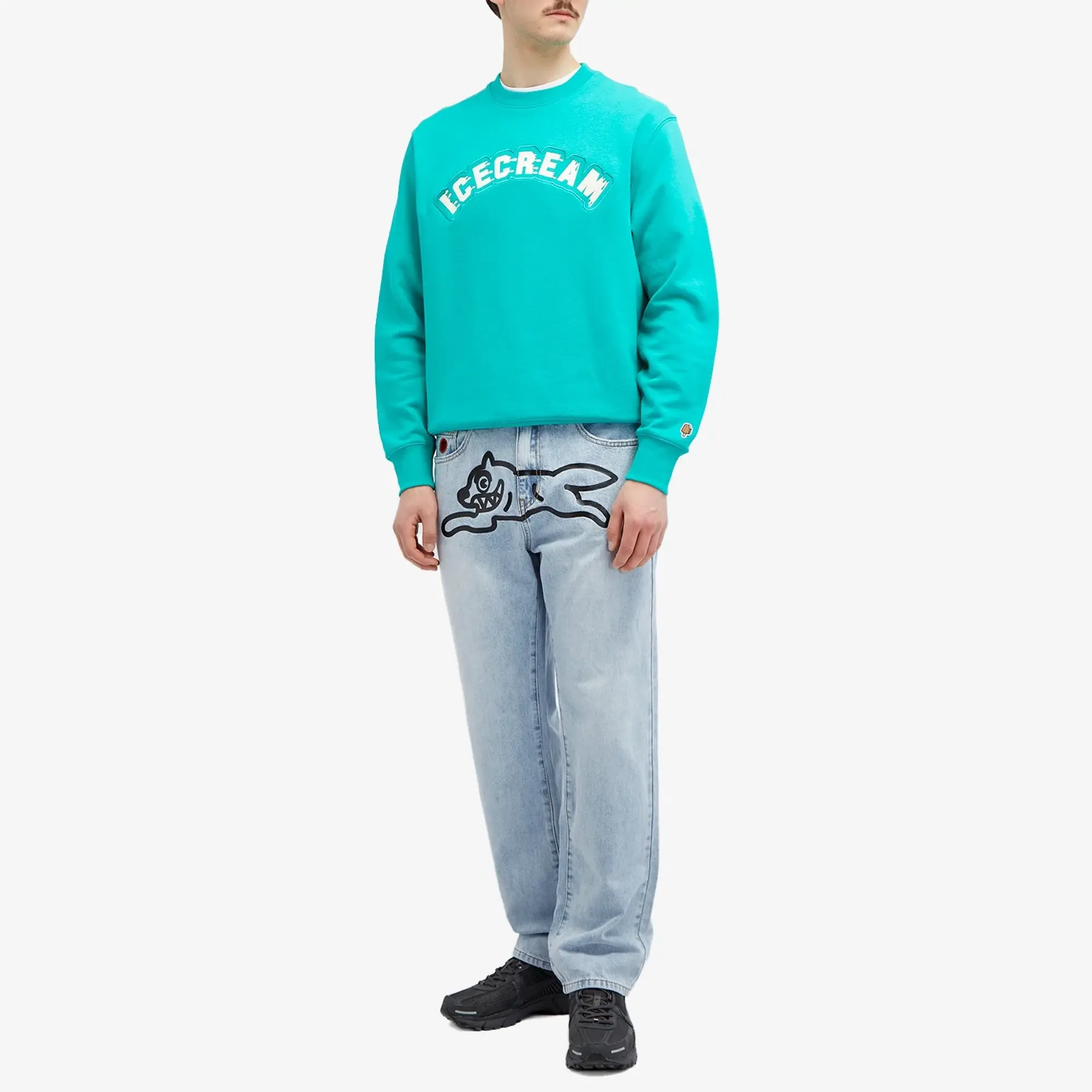 ICECREAM Drippy Sweatshirt, Blue