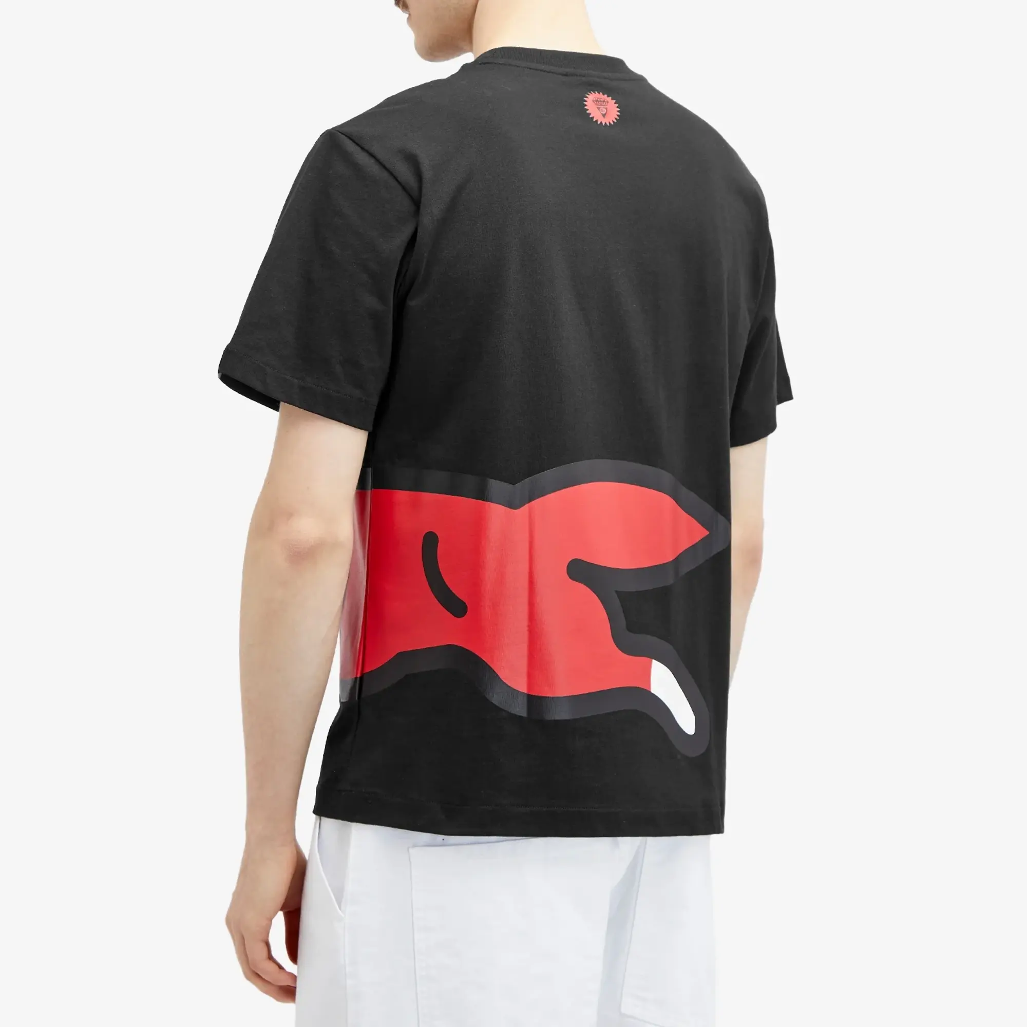 ICECREAM Jumbo Running Dog T-Shirt, Black