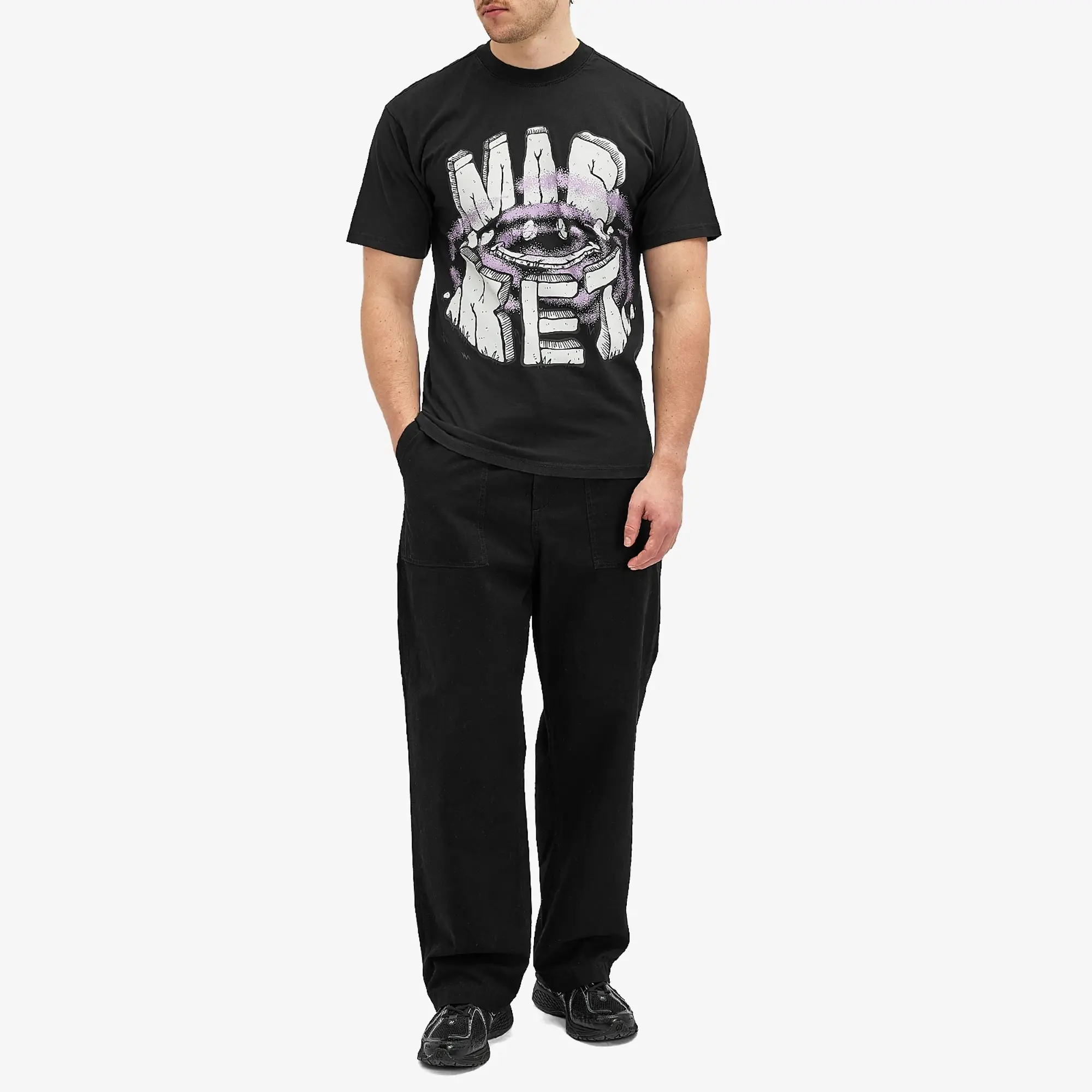 MARKET Men's Smiley Portal T-Shirt Washed Black